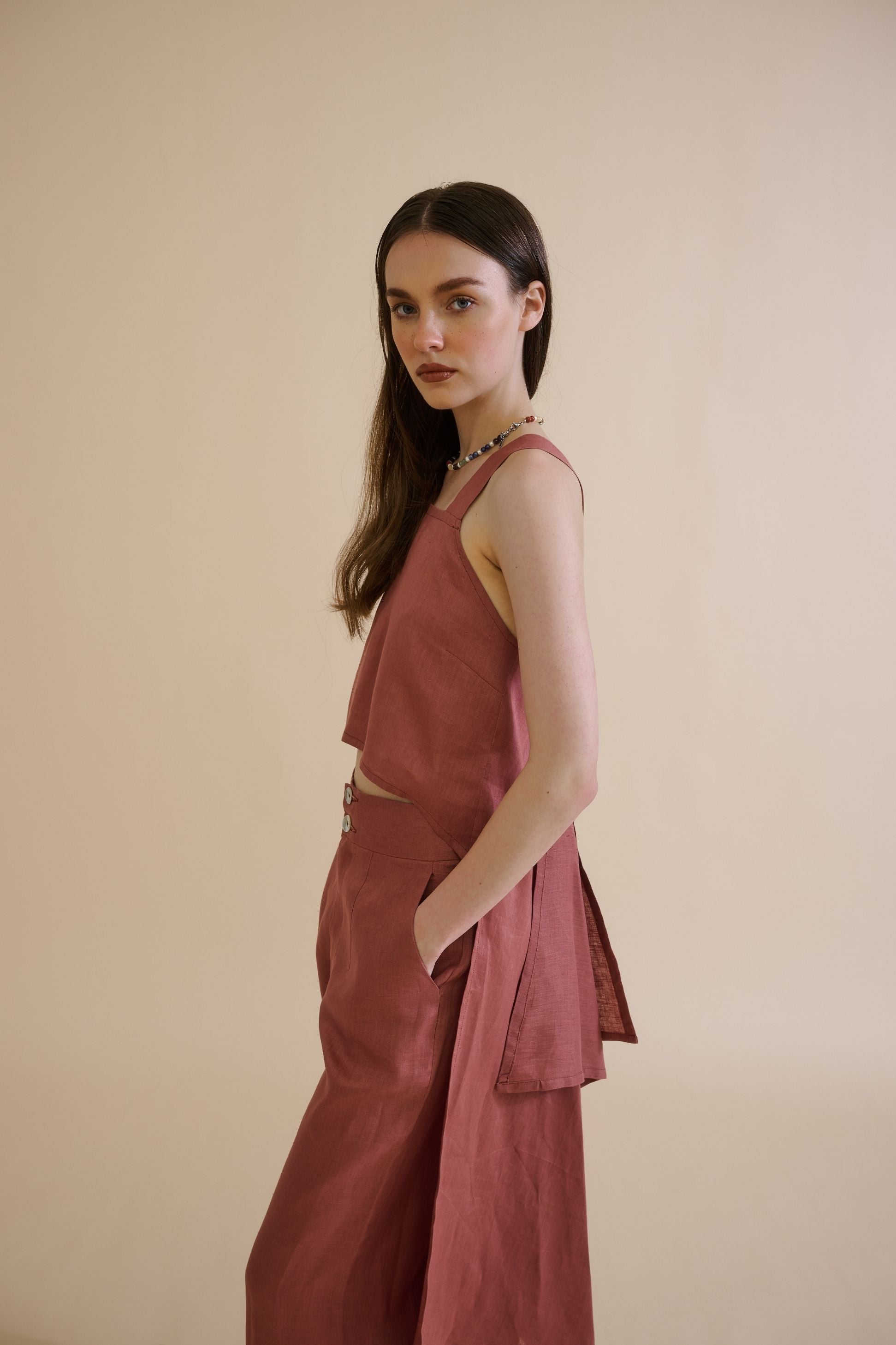 VERA TOP (CLAY) - RICOCHET