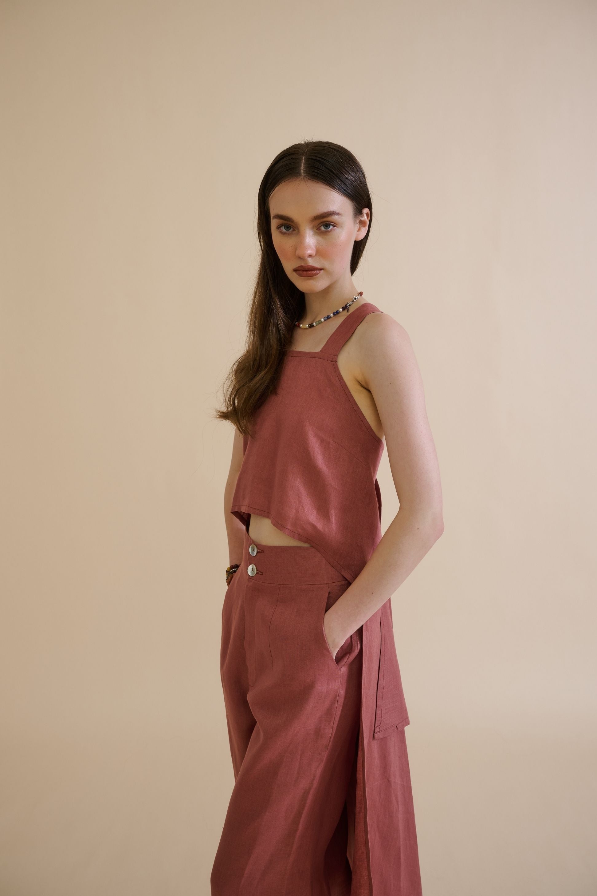 VERA TOP (CLAY) - RICOCHET