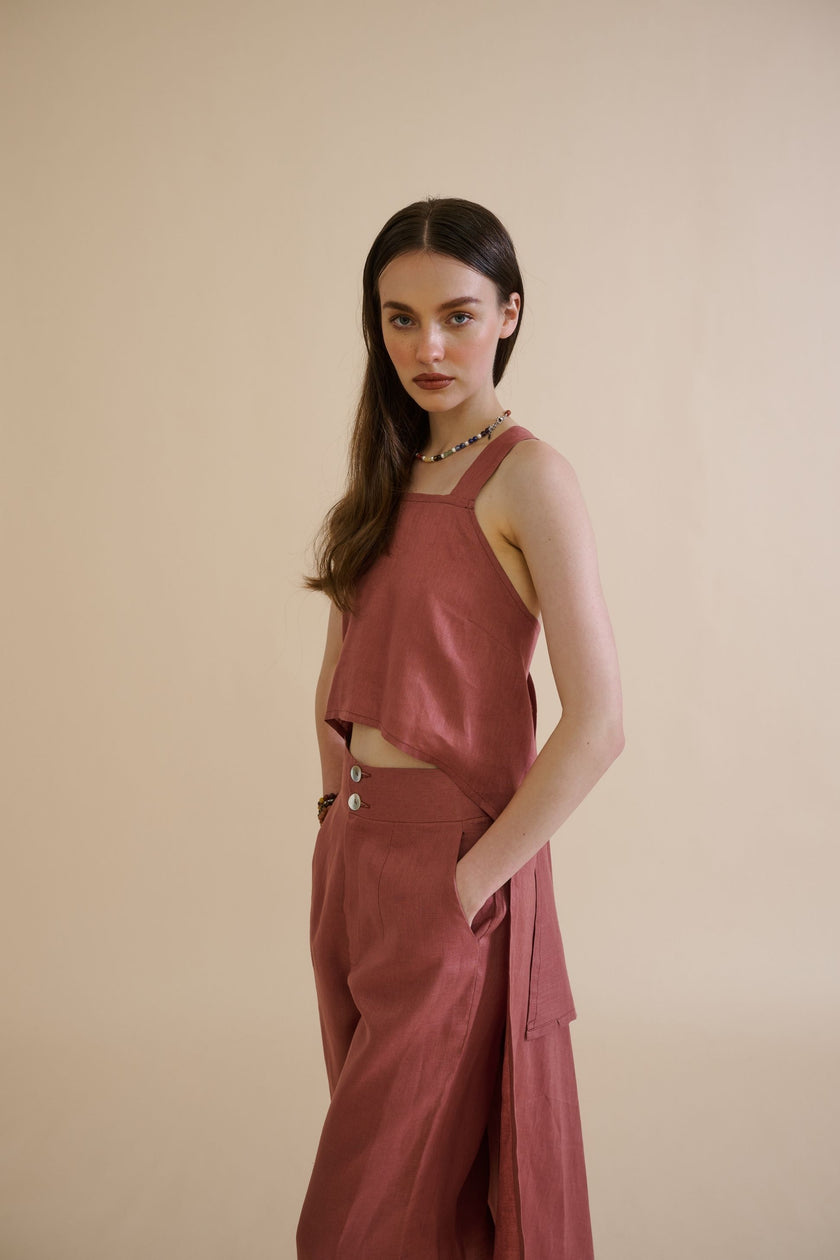 VERA TOP (CLAY) - RICOCHET