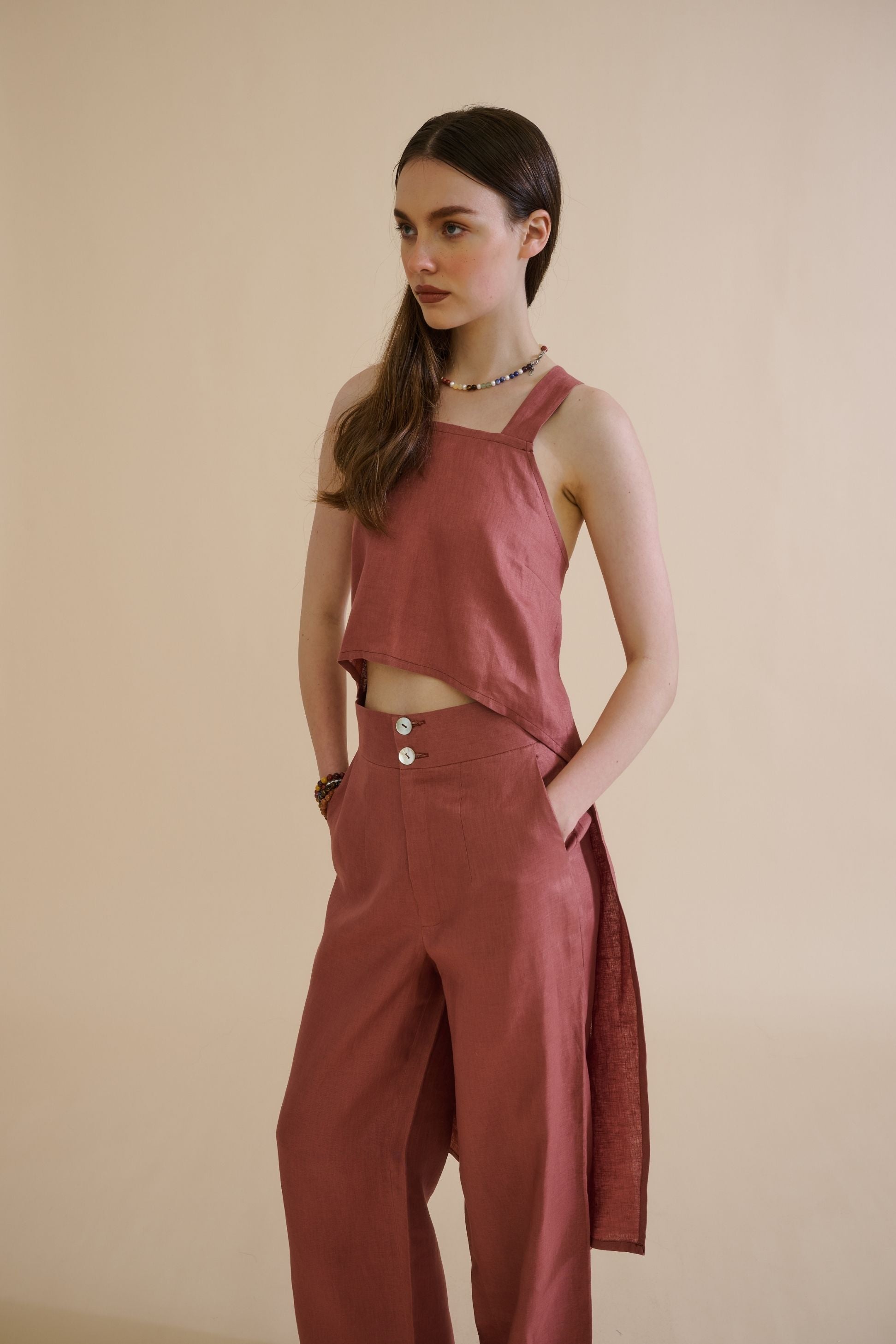 RANA TROUSER (CLAY) - RICOCHET