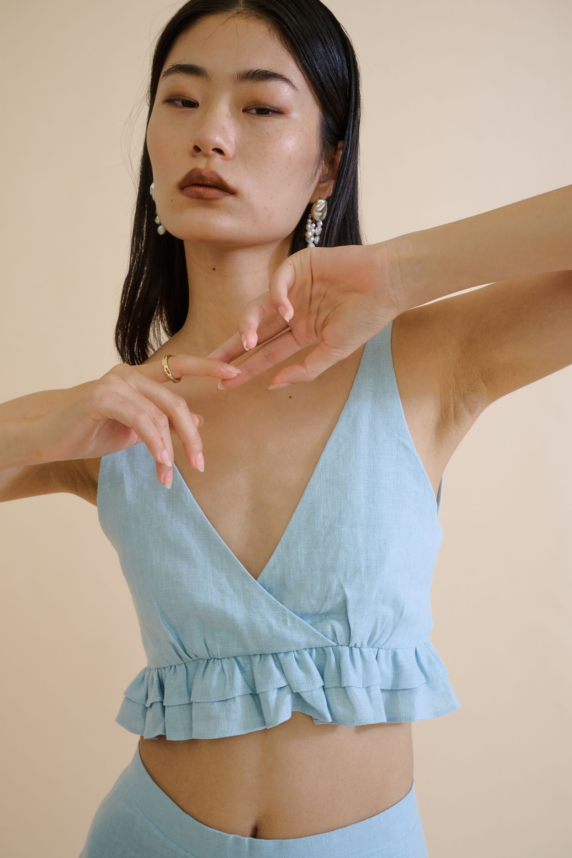 FURAHA TOP (CORNFLOWER) - RICOCHET