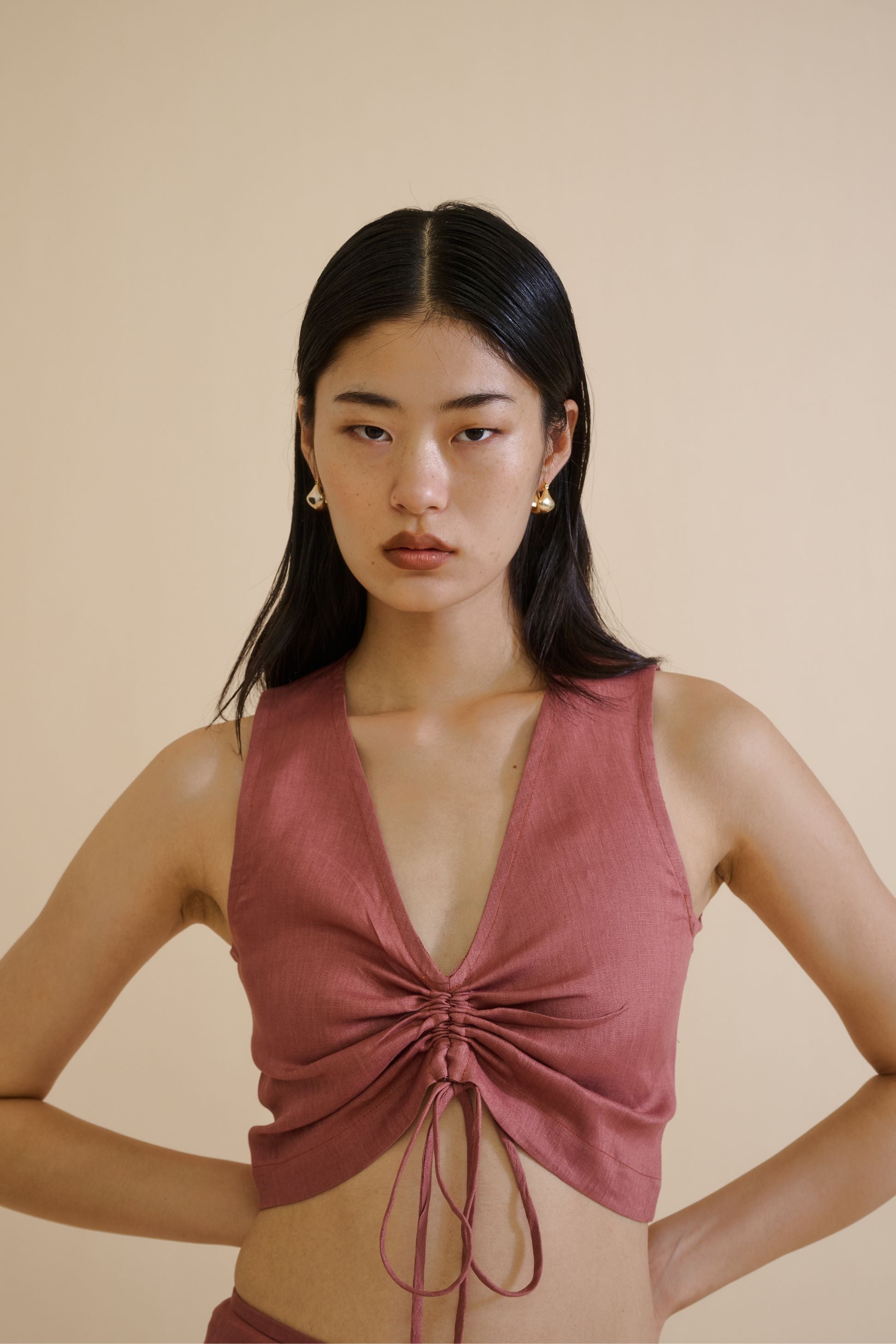 SAHAR TOP (CLAY) - RICOCHET