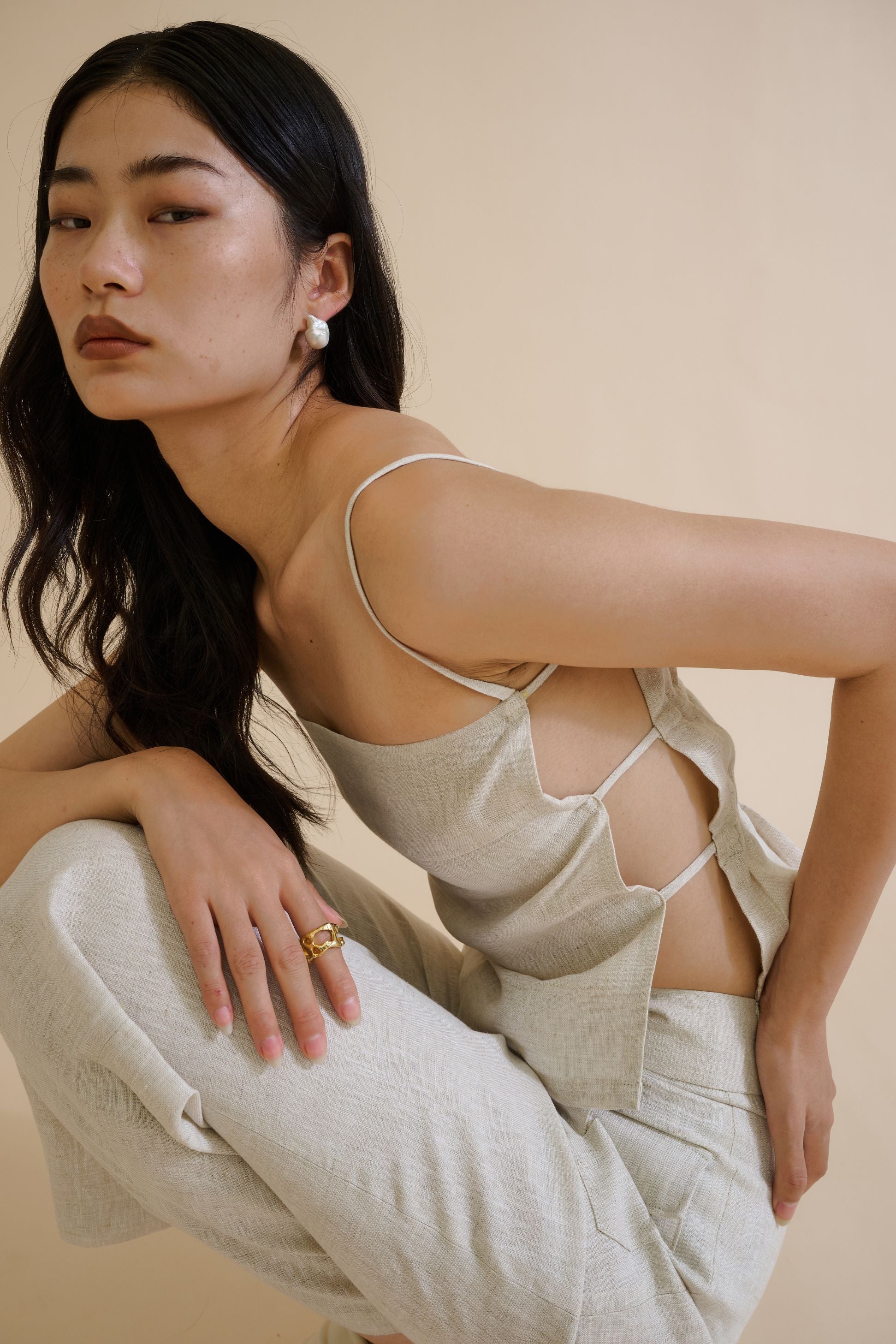 CHARMAINE TOP (SAND) - RICOCHET