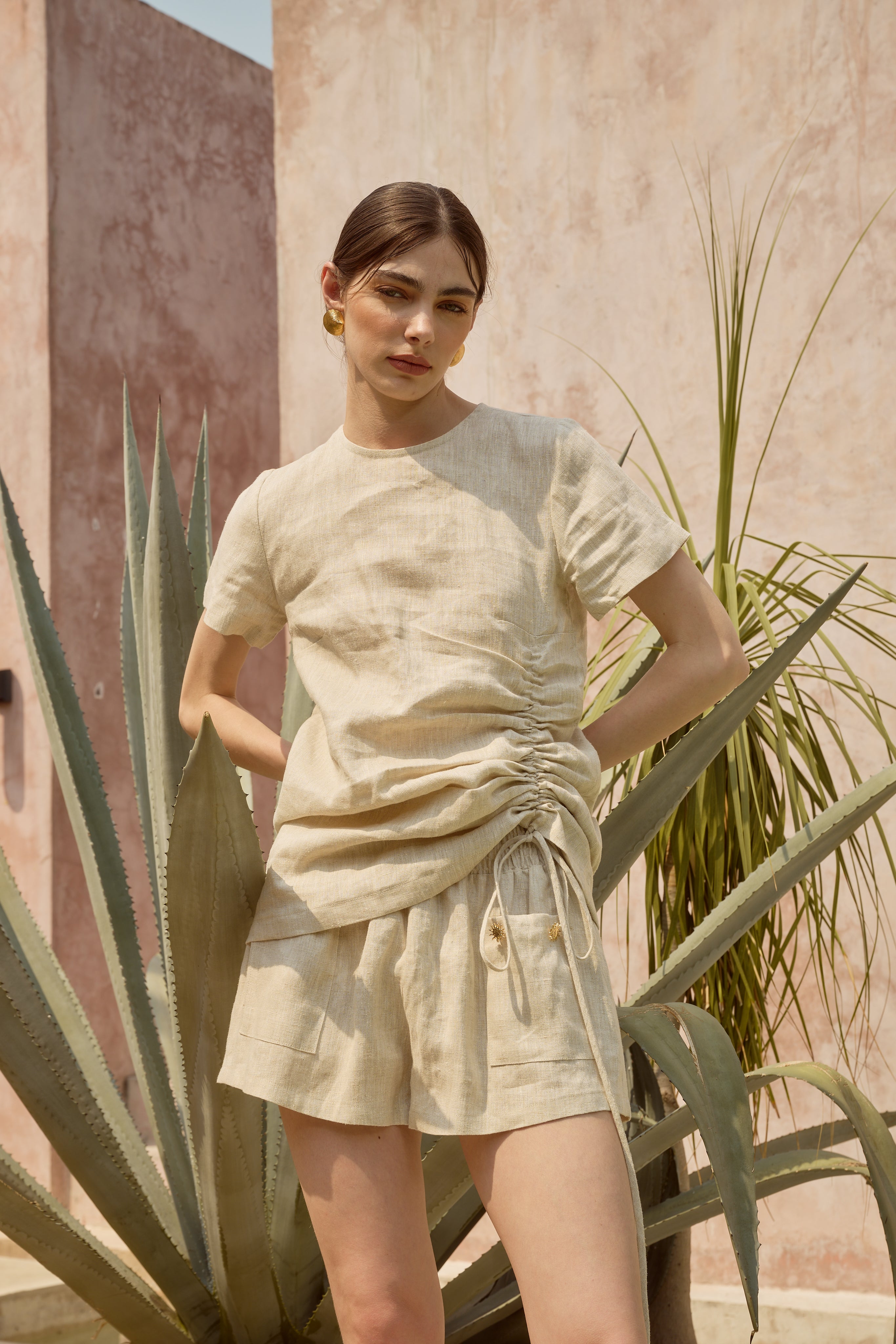 ARWA SHORT SLEEVES TOP - RICOCHET