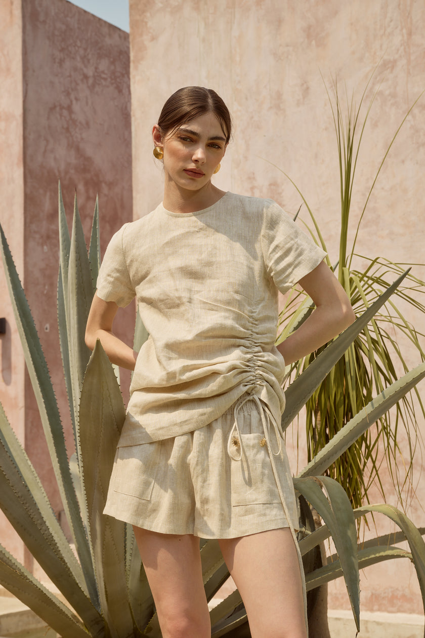 ARWA SHORT SLEEVES TOP - RICOCHET