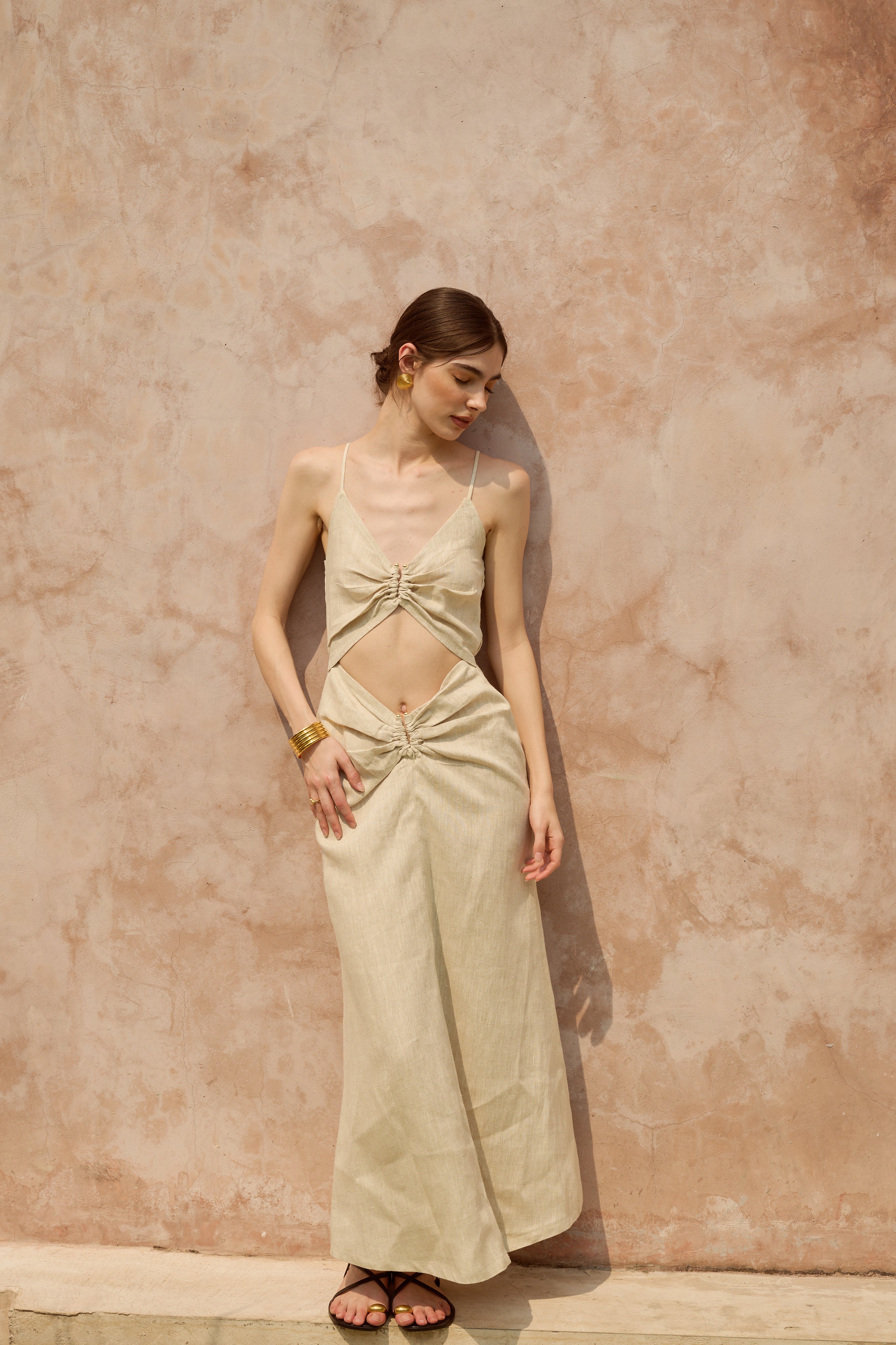 ARWA CUT-OUT DRESS - RICOCHET