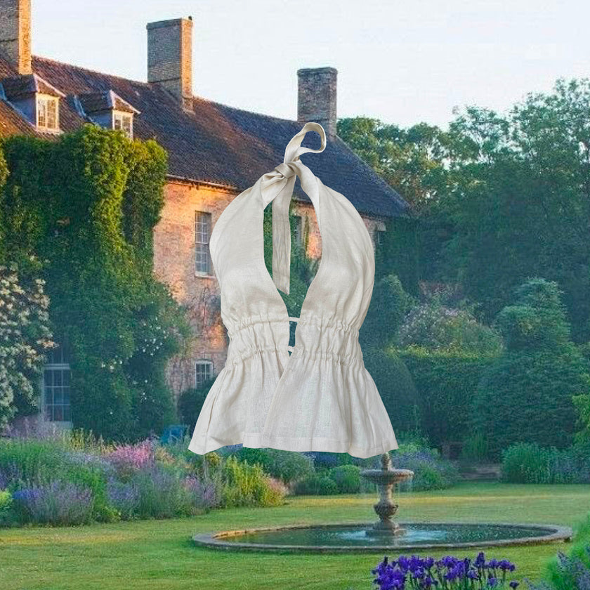 LEA HALTER TOP (SAND) - RICOCHET