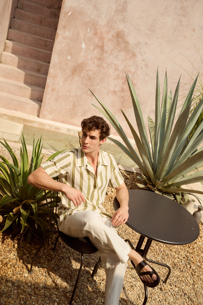 MURAT KNIT SHORT-SLEEVED SHIRT - RICOCHET