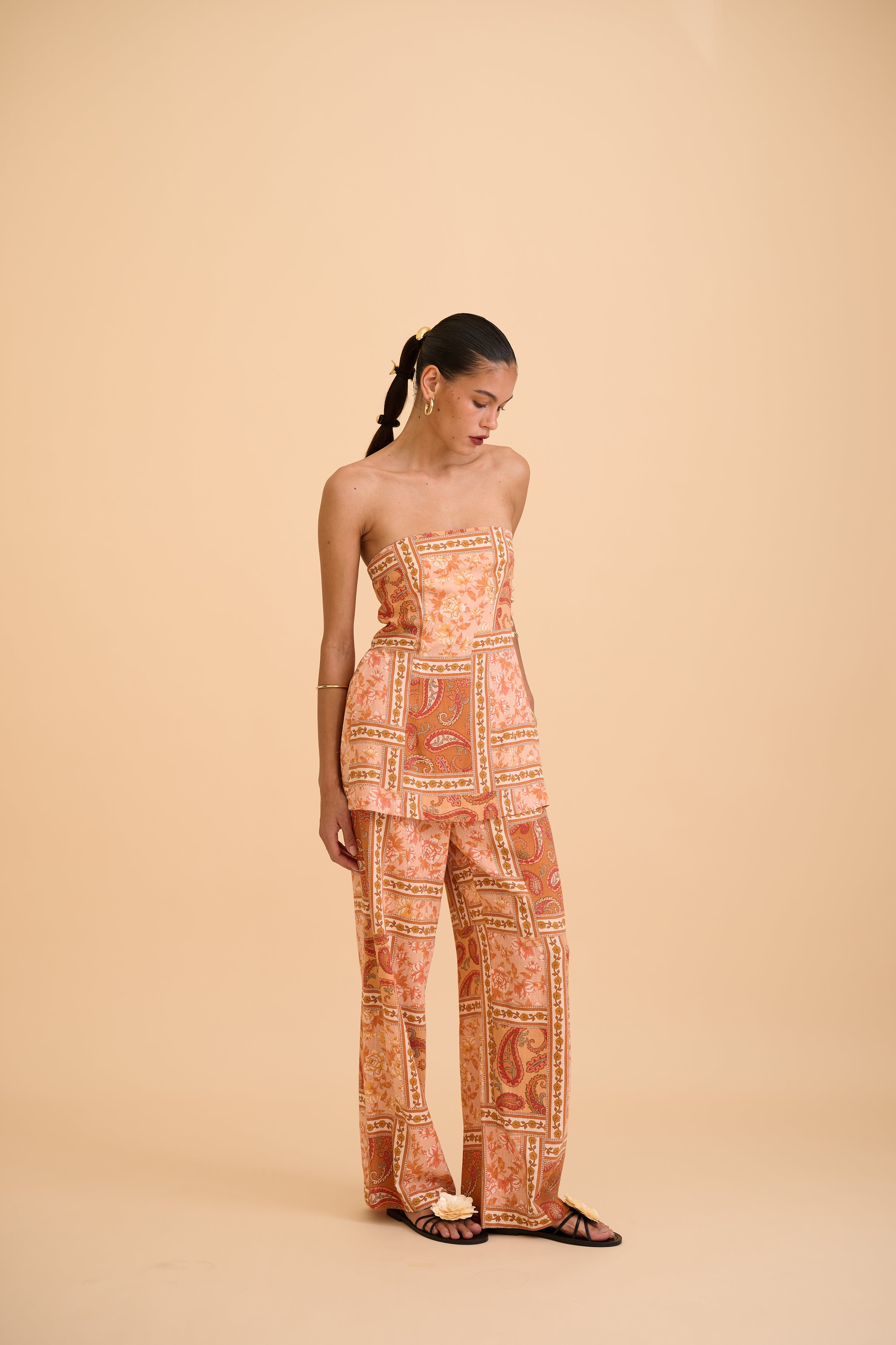 MEGARA STRAPLESS TOP - RICOCHET