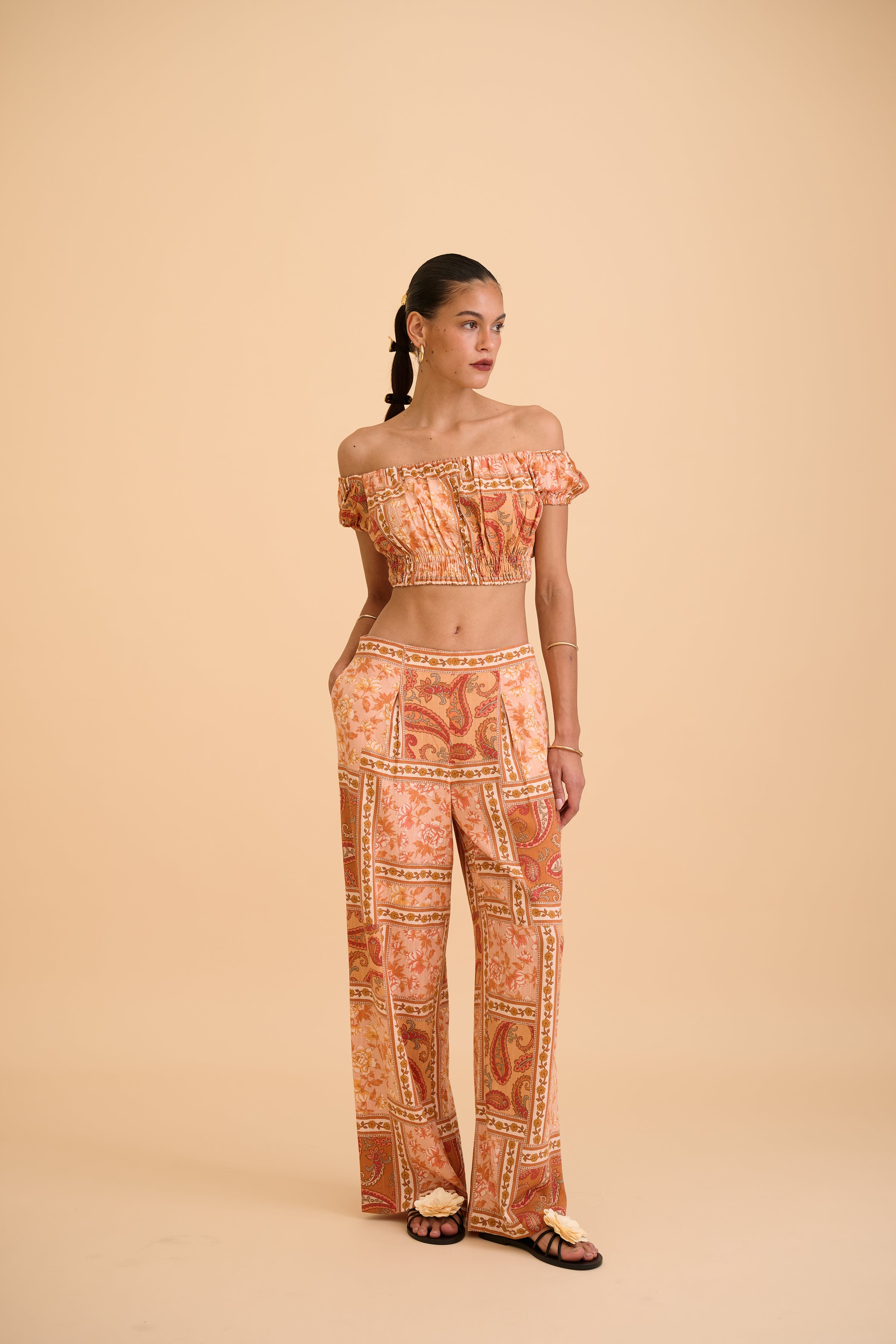 MEGARA PRINT TOP - RICOCHET