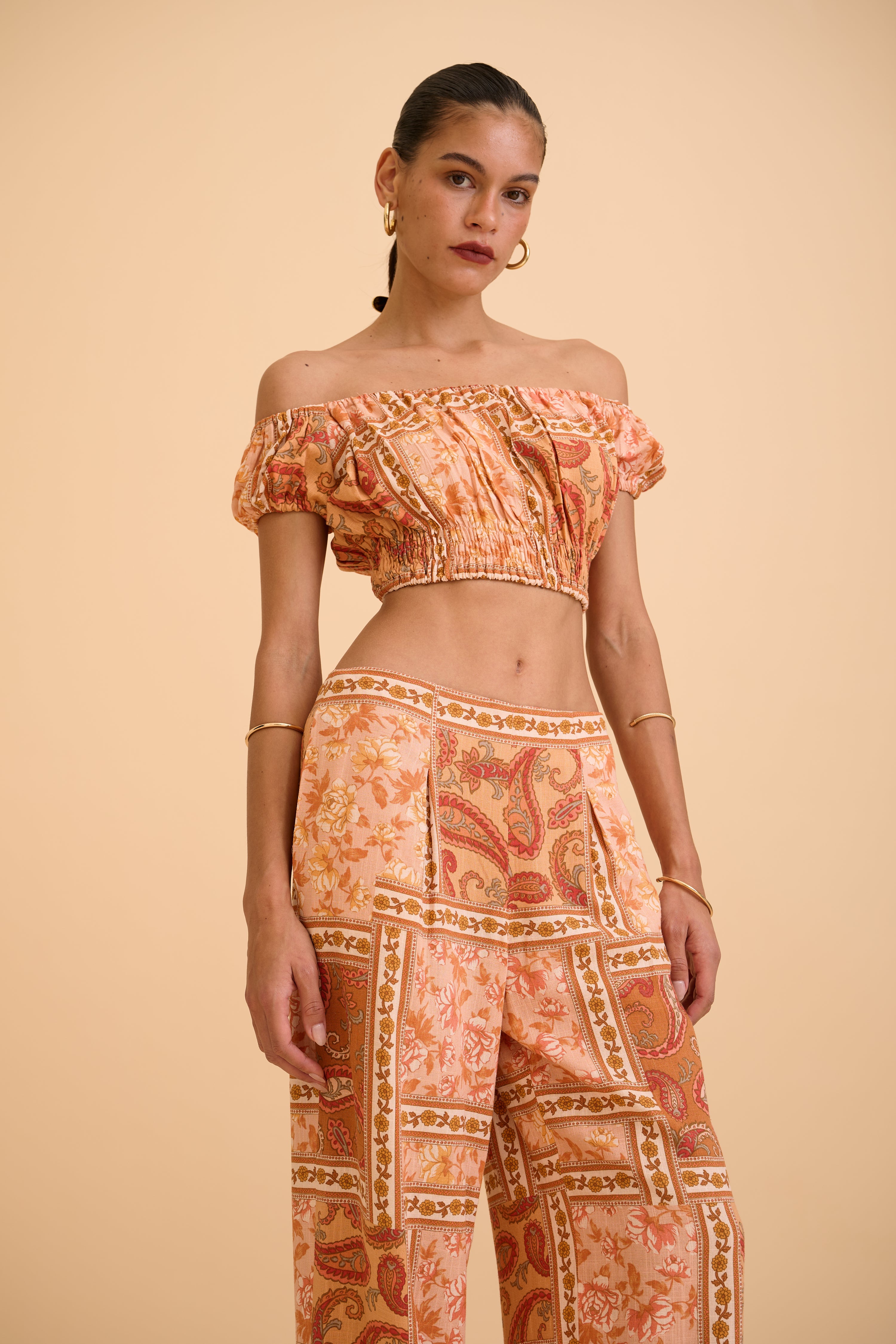 MEGARA PRINT TOP - RICOCHET