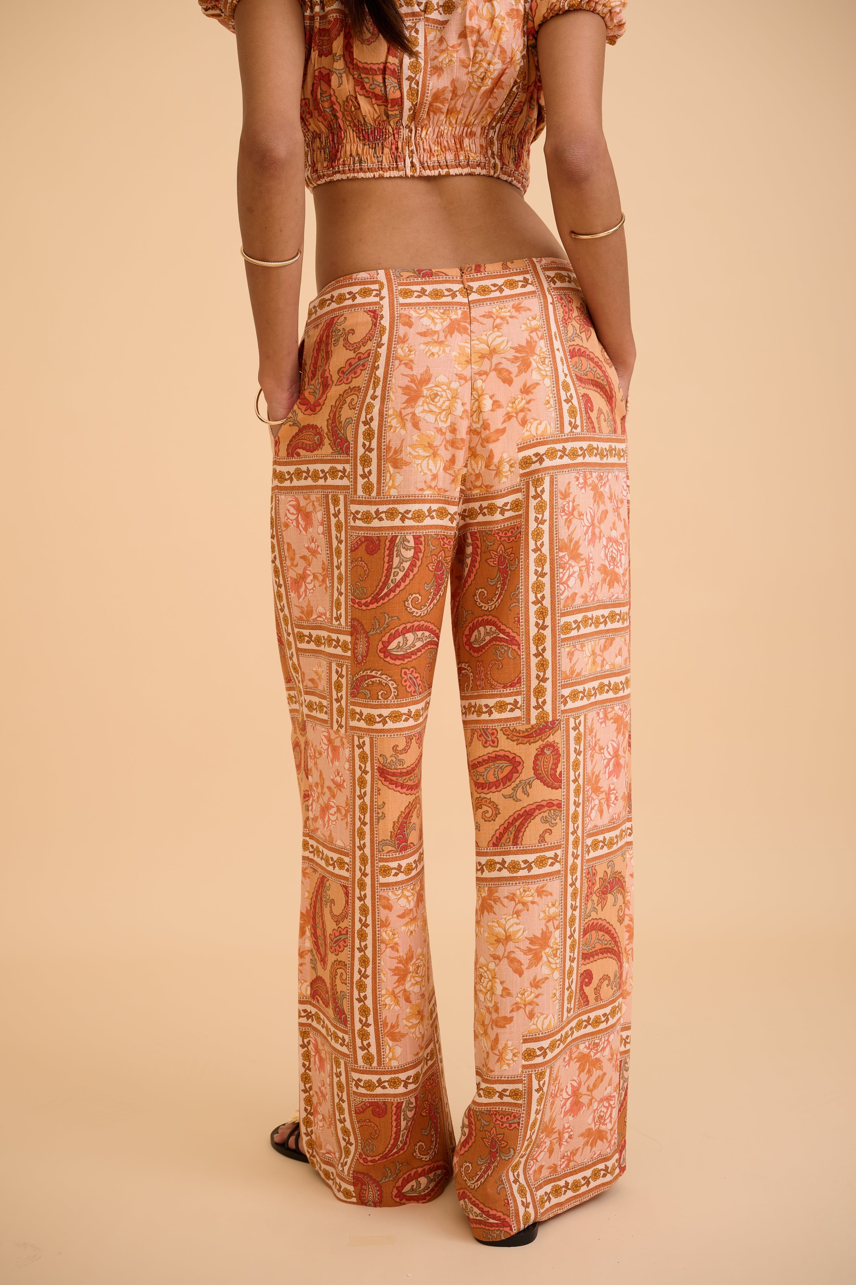 MEGARA PRINT TROUSER - RICOCHET