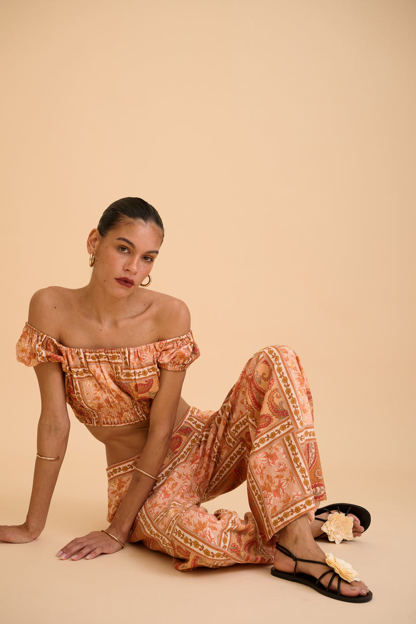 MEGARA PRINT TOP - RICOCHET