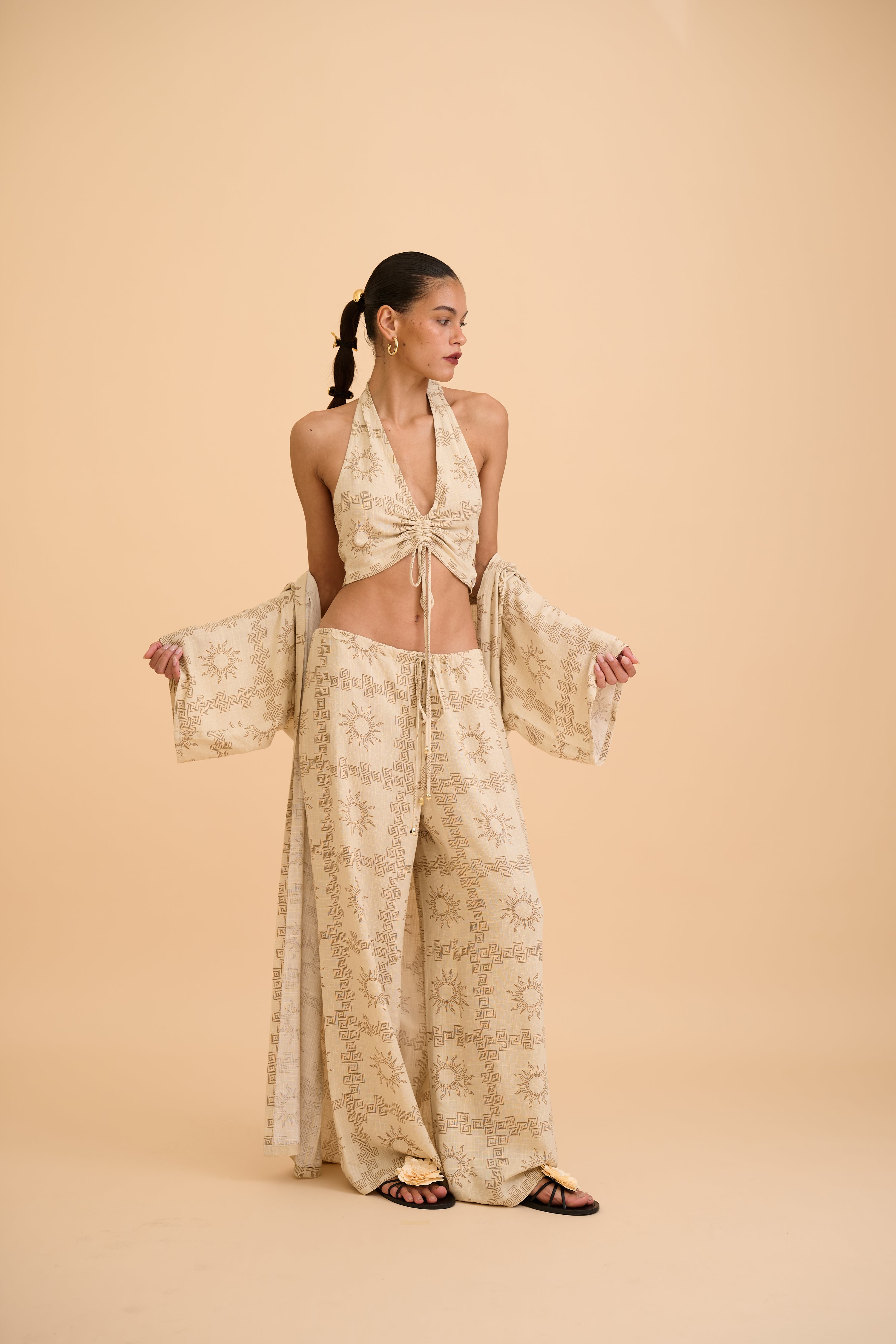 BELINHA DRAWSTRING TROUSER - RICOCHET