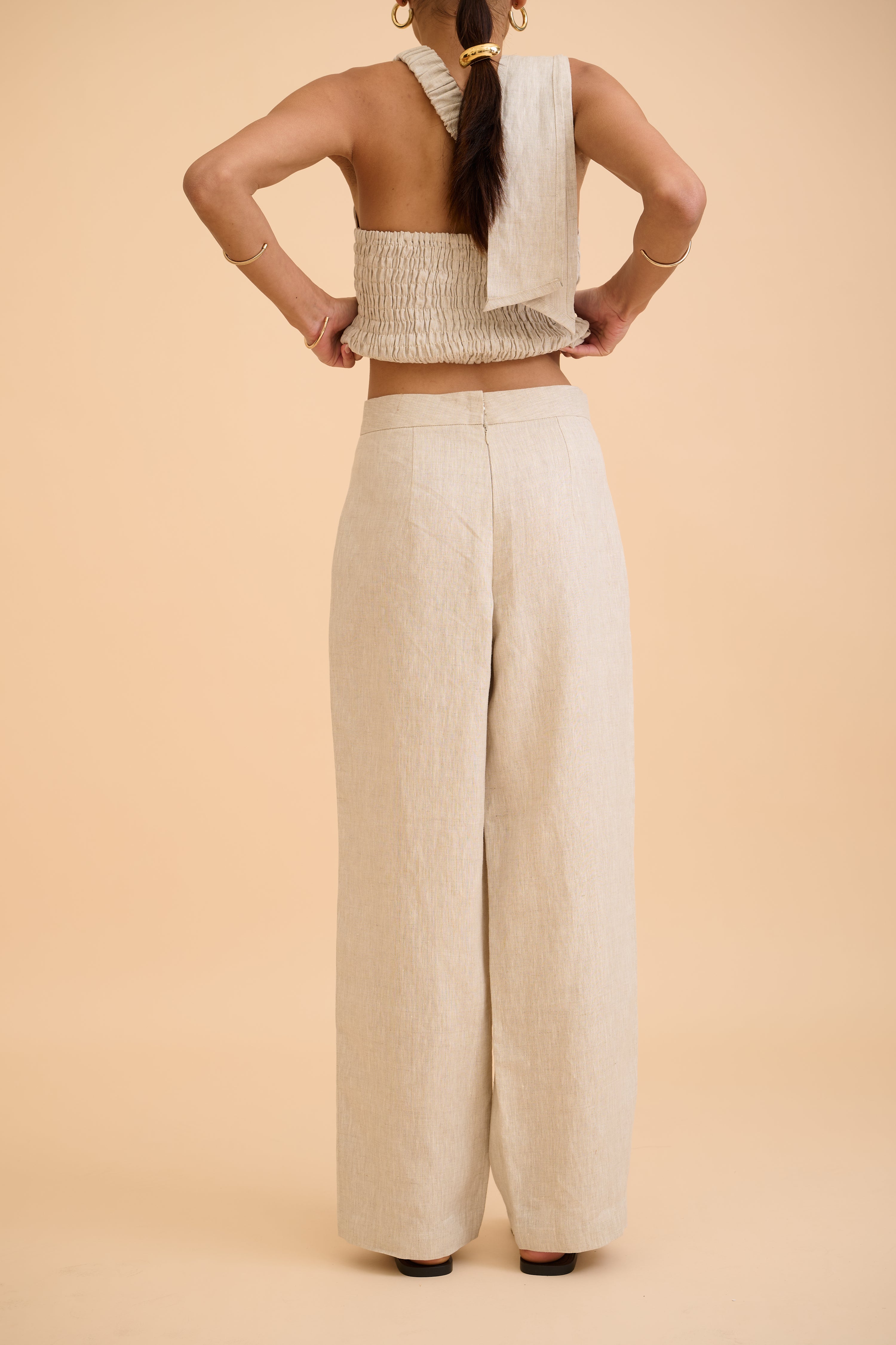 SAANVI PEARL- BUTTONS TROUSER - RICOCHET