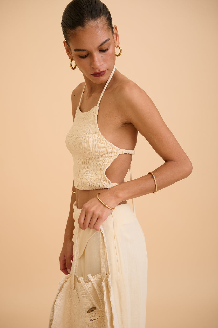 ALINE BACK CUT-OUT TOP - RICOCHET