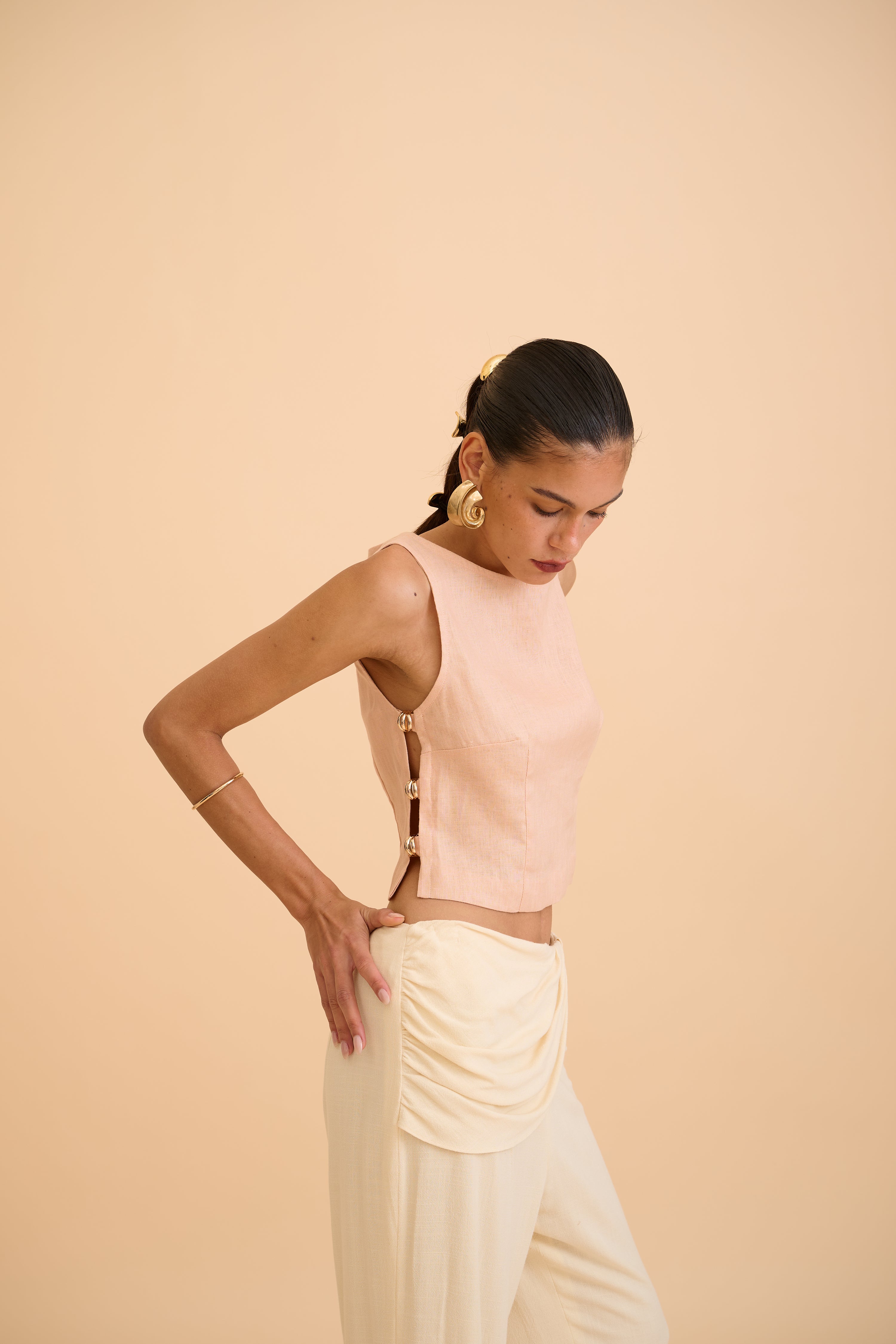 IRENE CUT-OUT TOP - RICOCHET