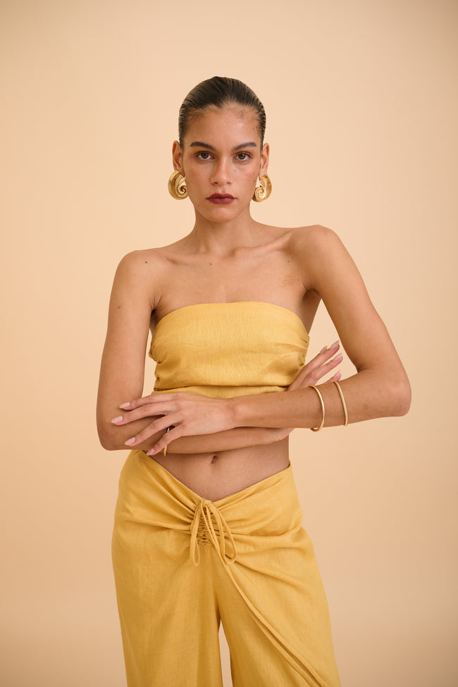 SALOMI STRAPLESS TOP