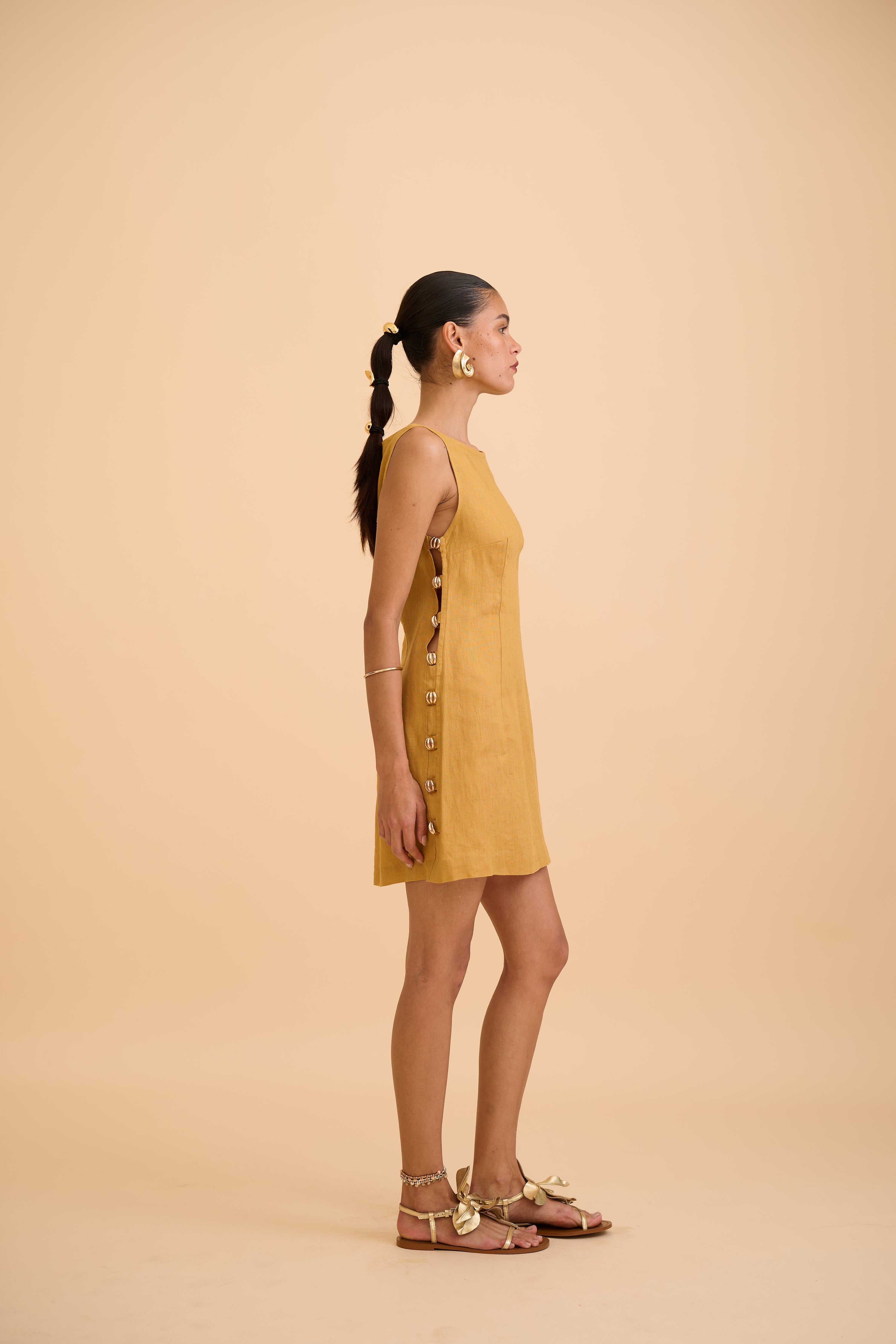 SALOMI CUT-OUT MINI DRESS