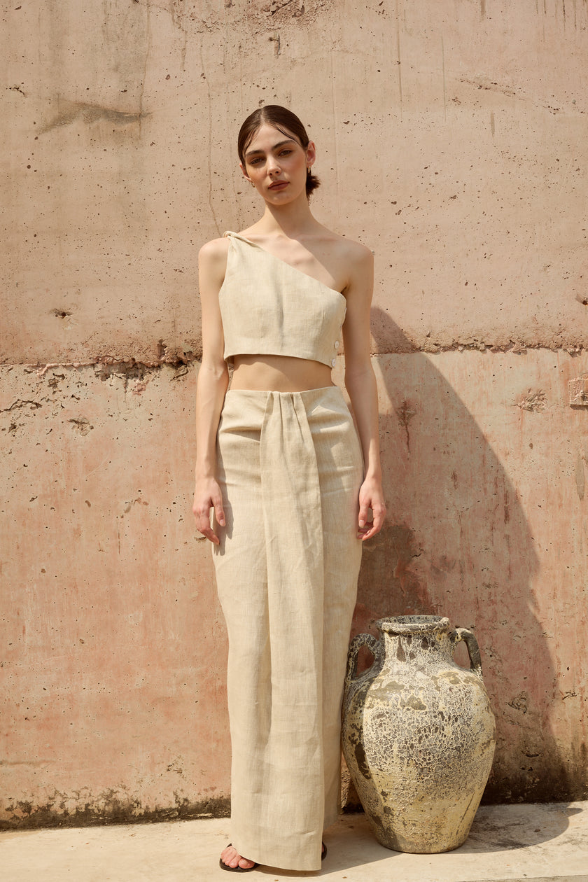 ARWA ONE-SHOULDER TOP - RICOCHET