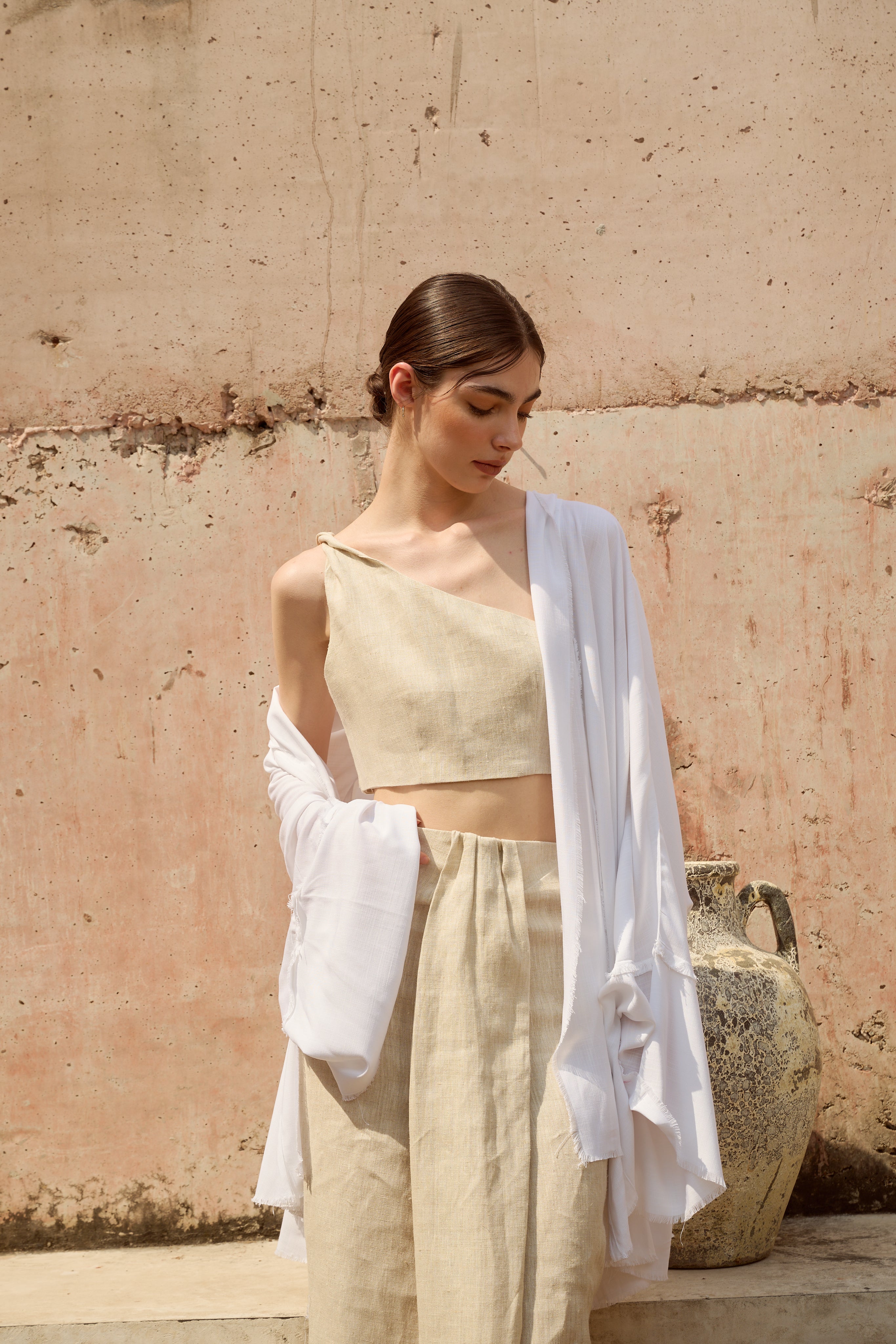 ARWA ONE-SHOULDER TOP - RICOCHET