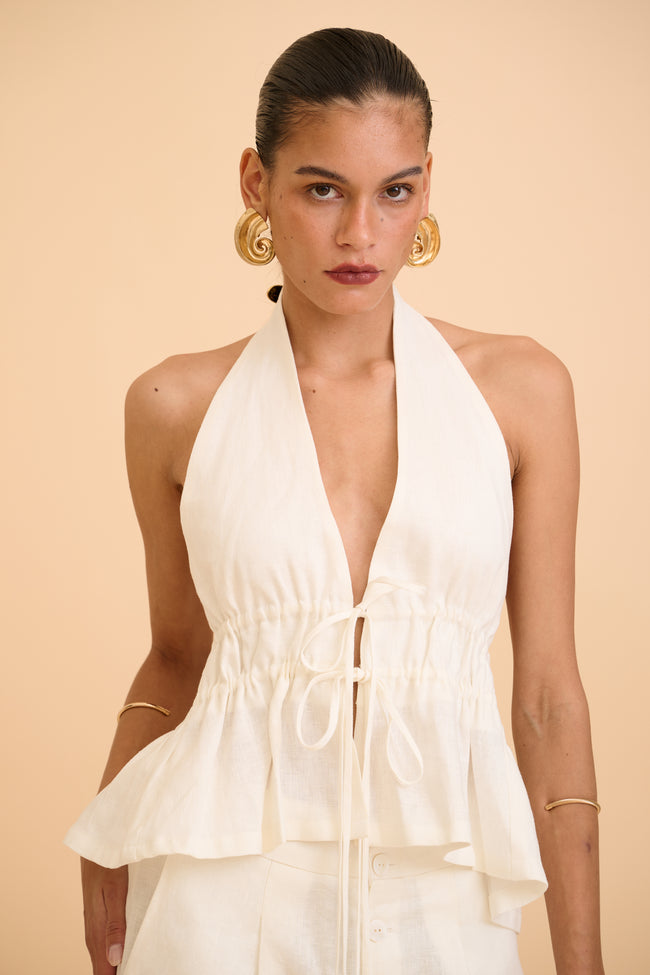 LUNE HALTER TOP - RICOCHET