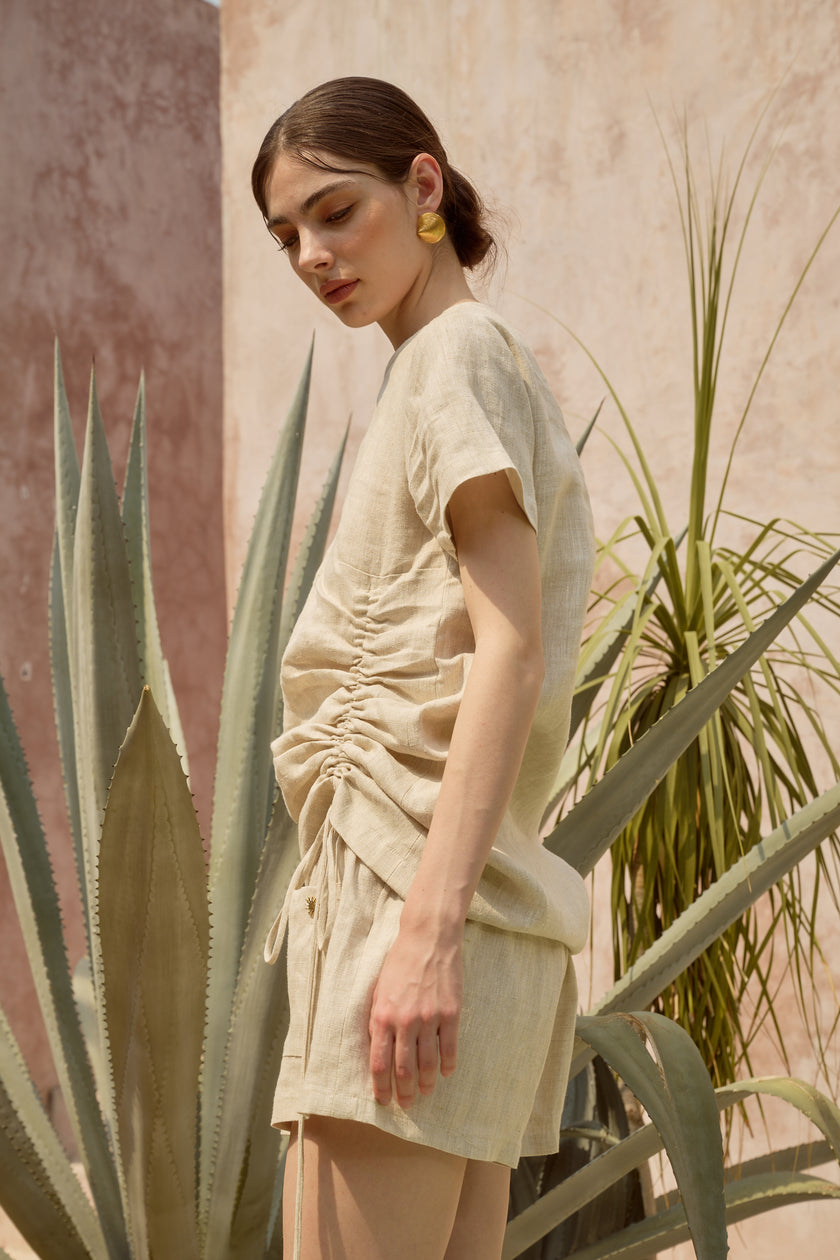 ARWA SHORT SLEEVES TOP - RICOCHET