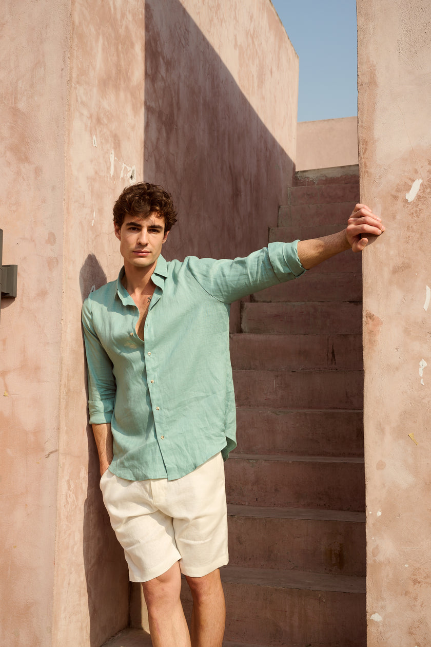 SOREN LINEN SHIRT - RICOCHET