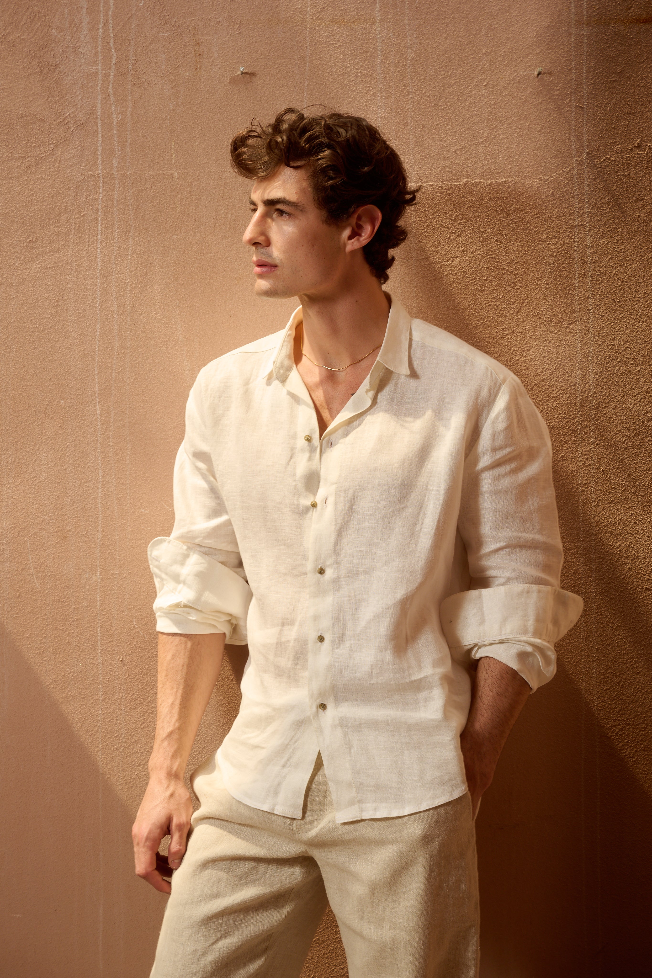 TARIQ LINEN SHIRT - RICOCHET