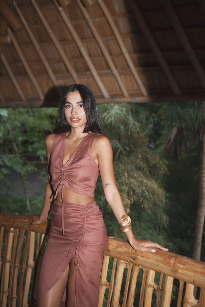 SAHAR TOP (CLAY) - RICOCHET