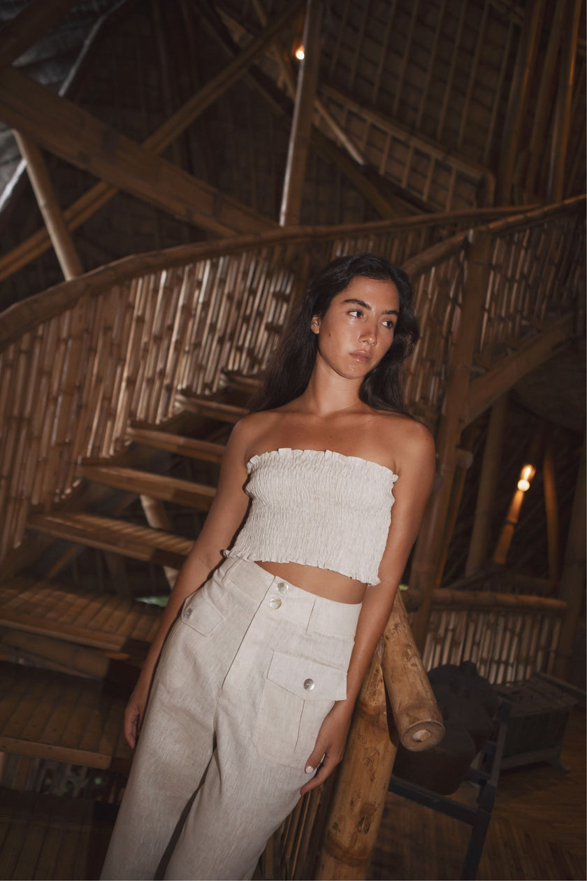 ADELINE TROUSER (SAND) - RICOCHET