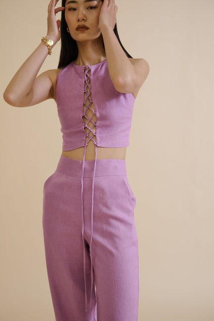 JAWHARA TROUSER (PLUM) - RICOCHET