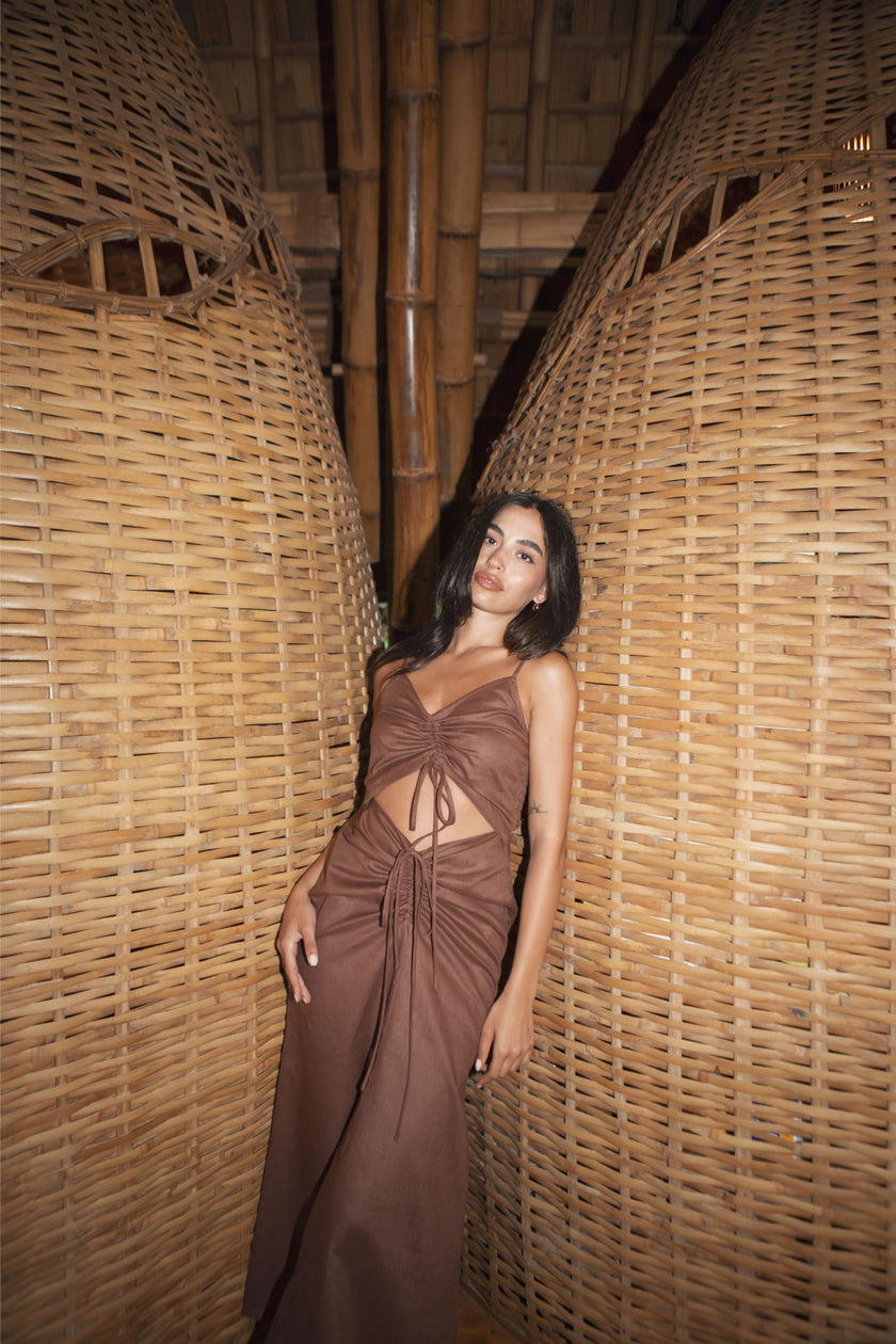 AANYA DRESS (SOIL) - RICOCHET