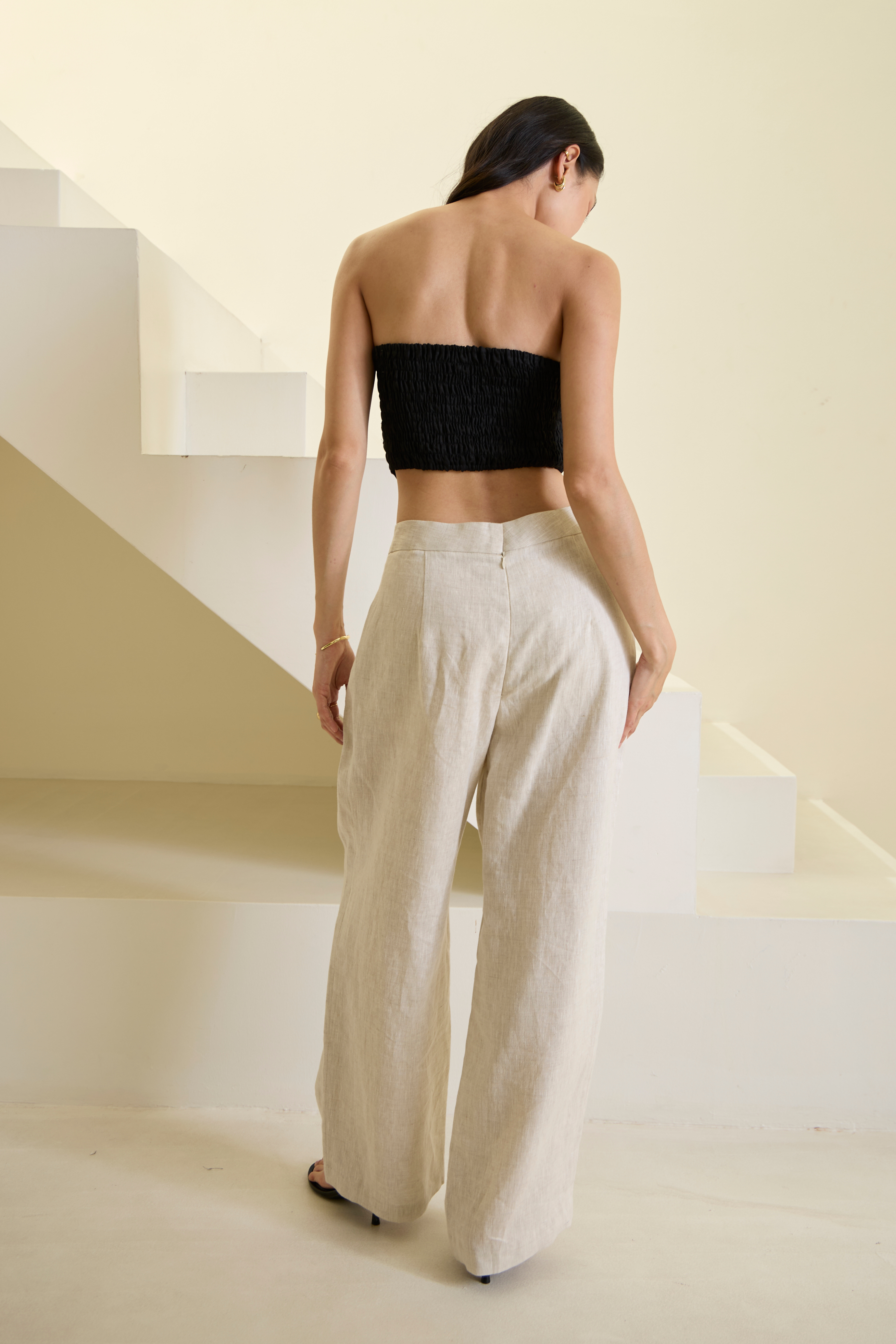 SAANVI PEARL BUTTONS TROUSER