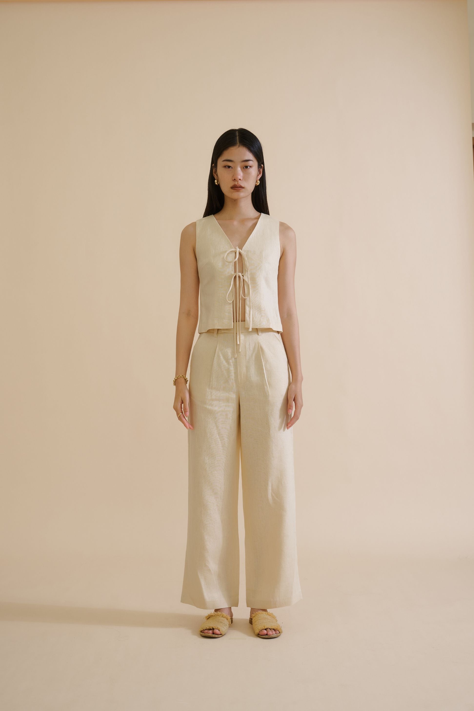 DANIELI TROUSER (IVORY)