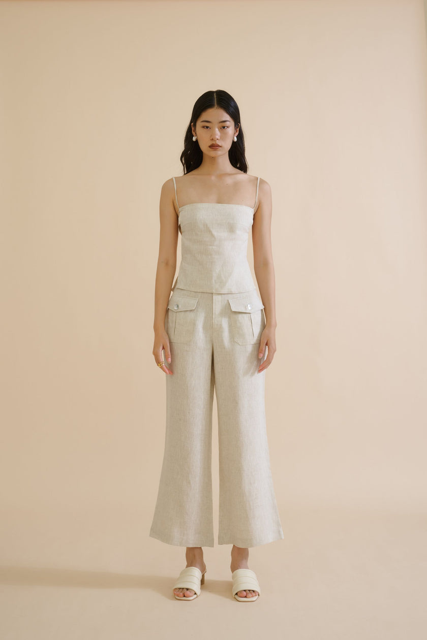 CHARMAINE TOP (SAND) - RICOCHET