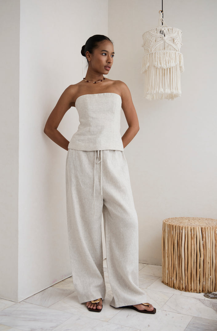 Ayla strapless top (Sand) - RICOCHET