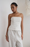 Ayla strapless top (Sand) - RICOCHET