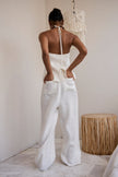 Ayla trouser (Powder white) - RICOCHET