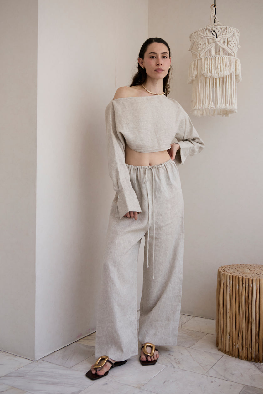 Ayla trouser (Sand) - RICOCHET