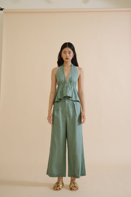 LEA TROUSER (SAGE) - RICOCHET