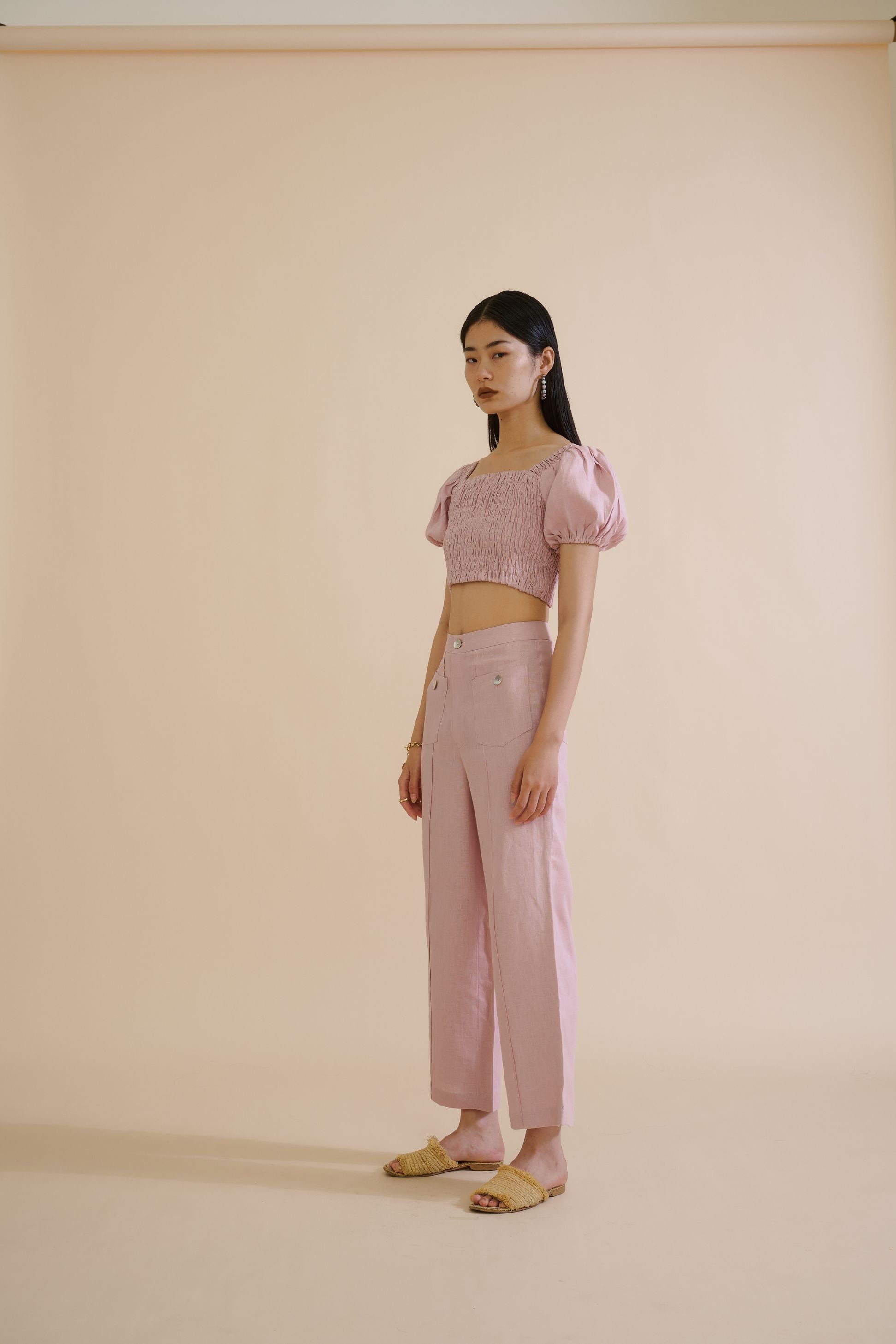 GIA TROUSER (BLUSH)