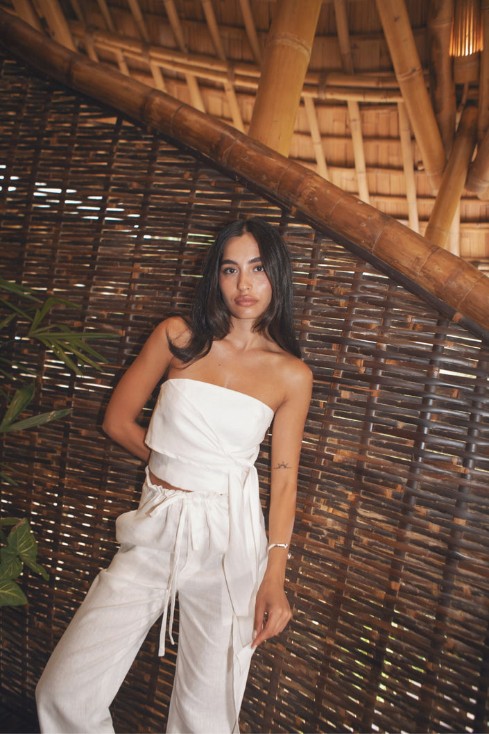 MILOS TROUSER (WHITE) - RICOCHET