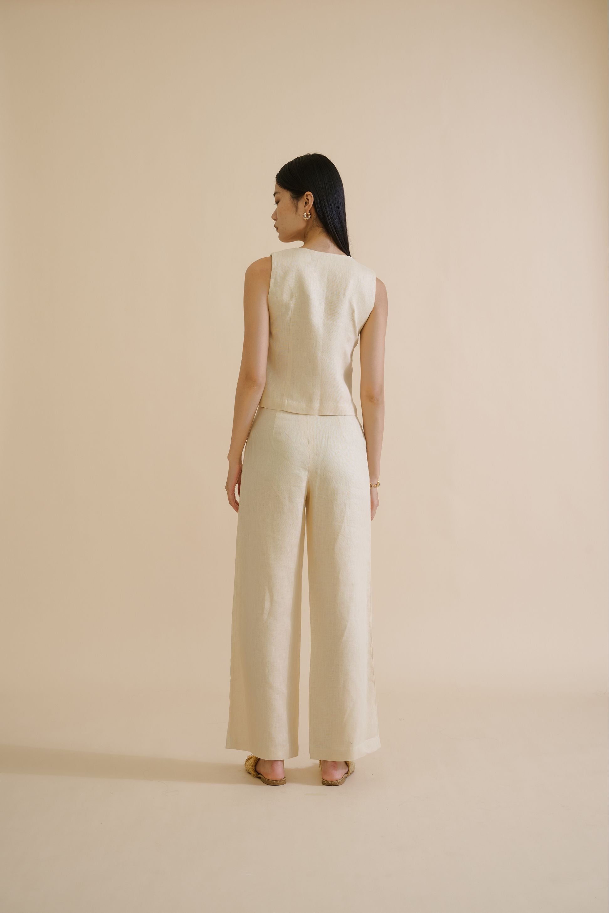 DANIELI TROUSER (IVORY)