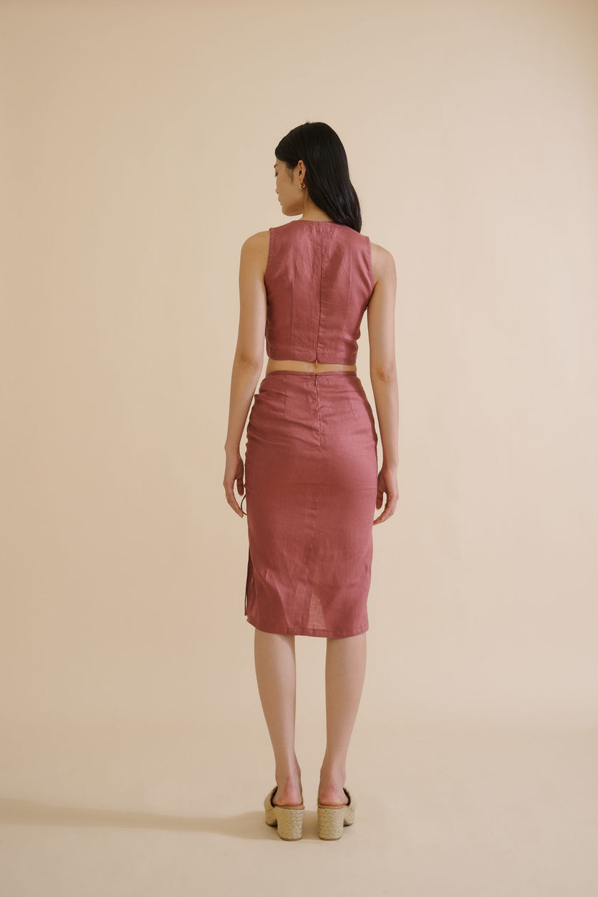 SAHAR SKIRT (CLAY) - RICOCHET