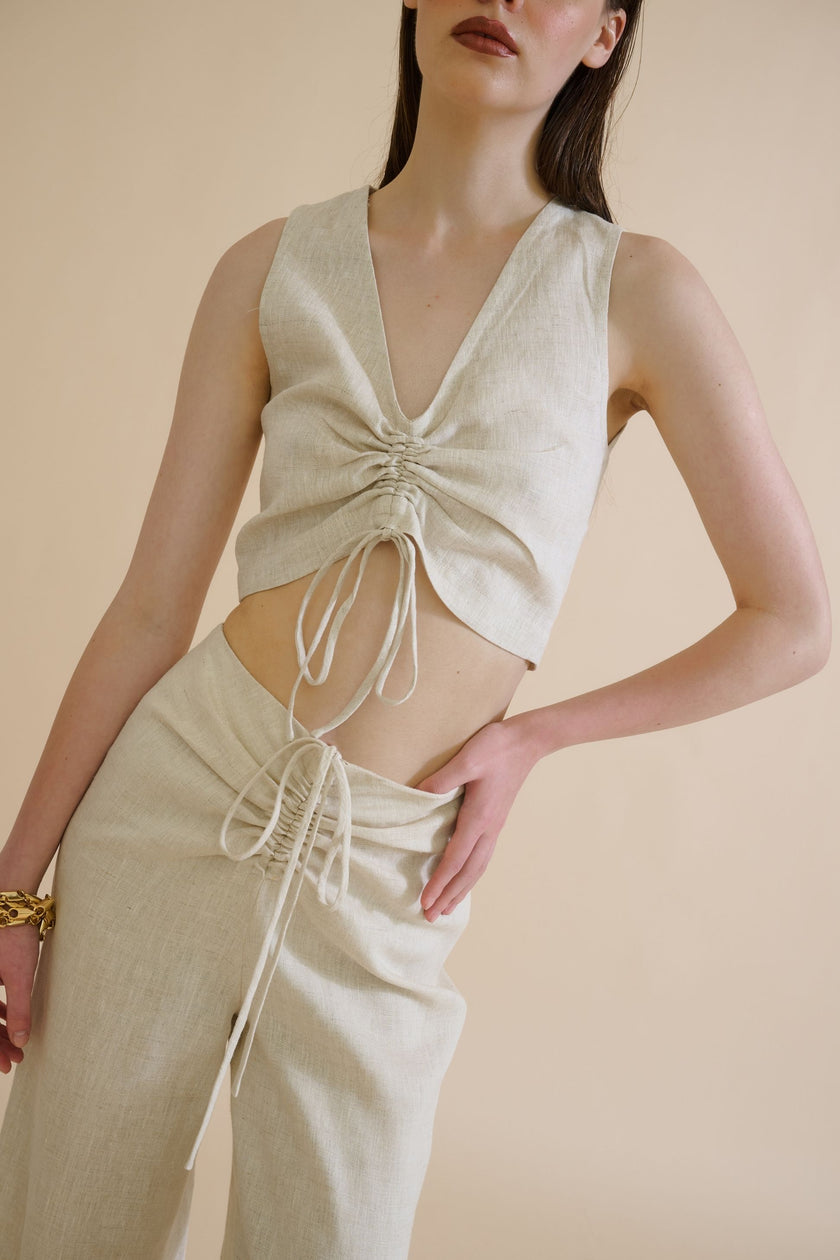 SAHAR TOP (SAND) - RICOCHET