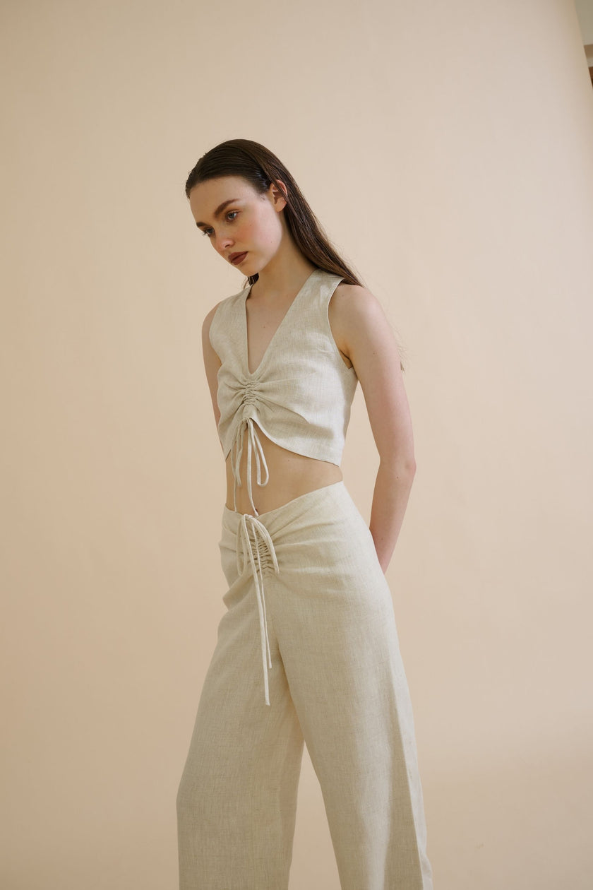 SAHAR TOP (SAND) - RICOCHET