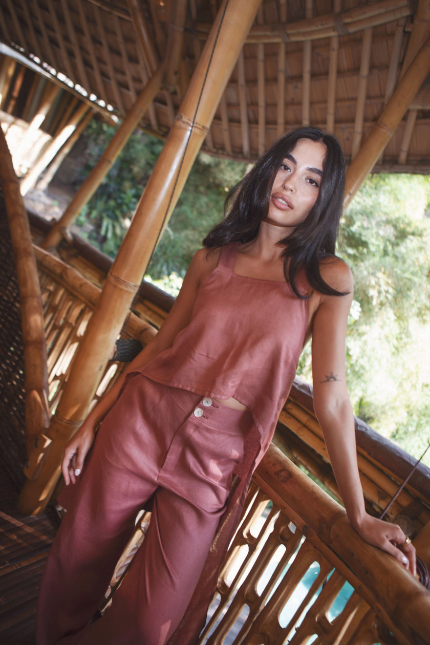 RANA TROUSER (CLAY) - RICOCHET