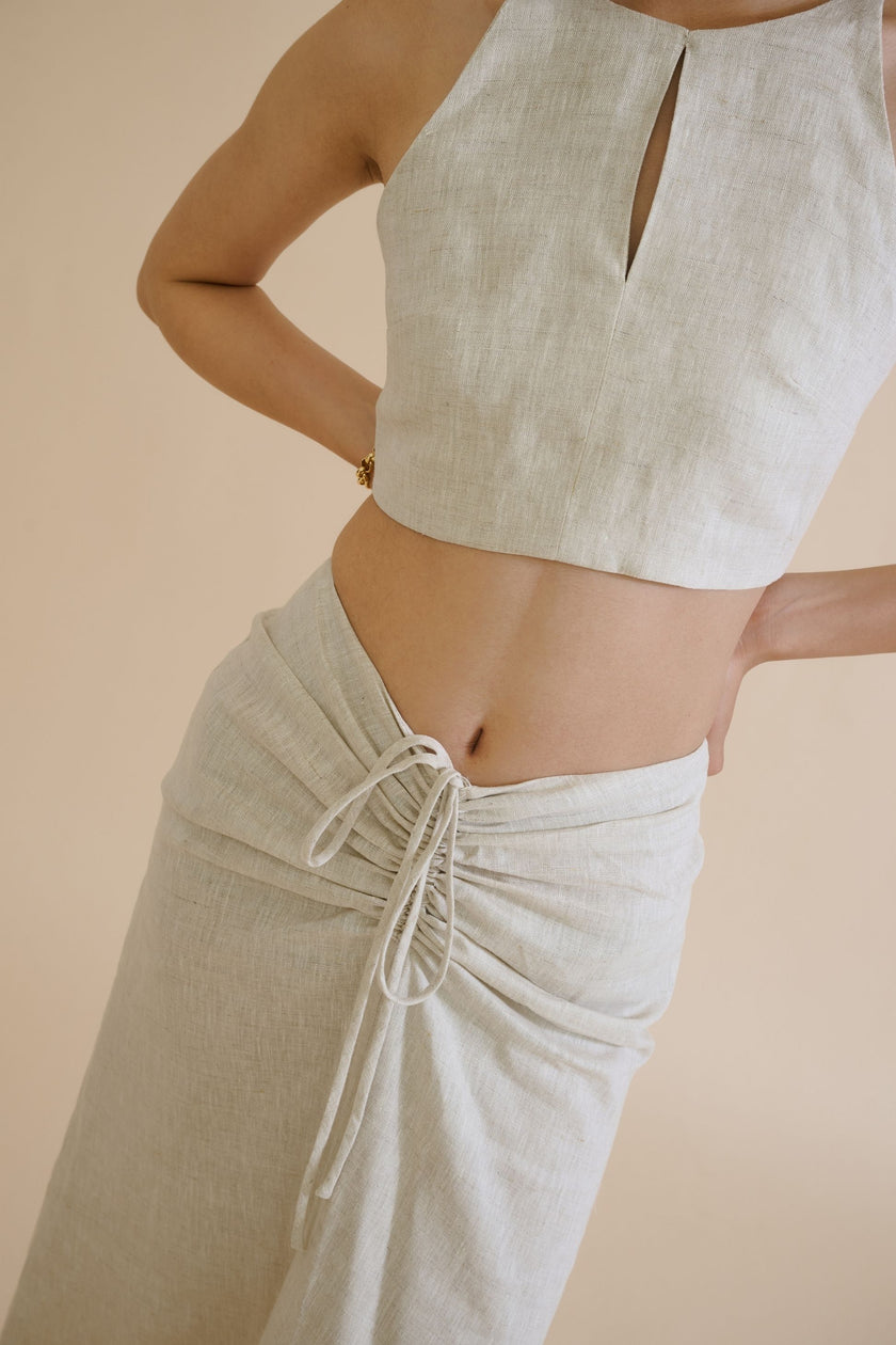 CHARMAINE SKIRT (SAND) - RICOCHET