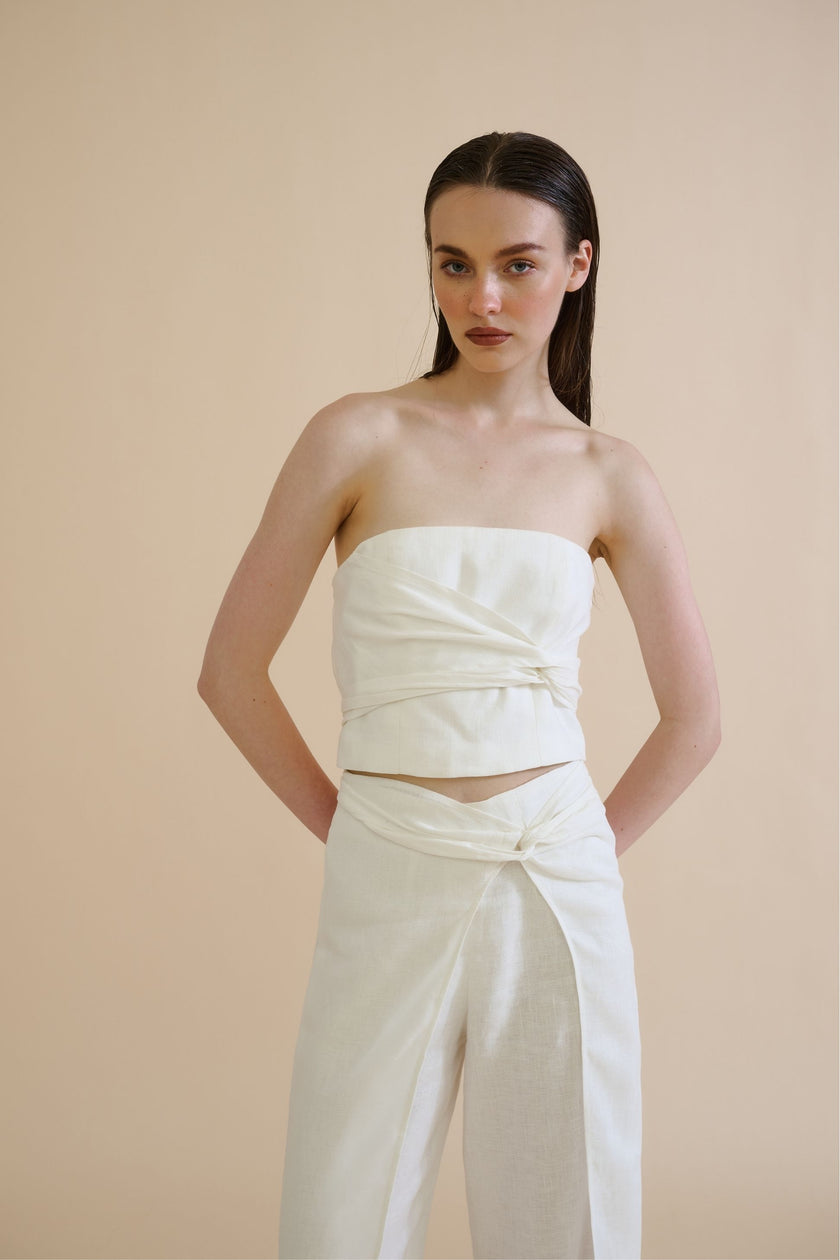 SUNNY STROLL TROUSER (WHITE) - RICOCHET